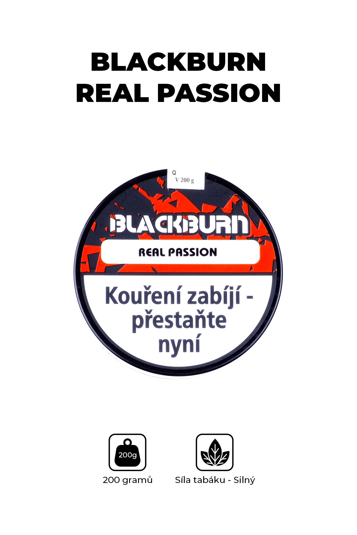 Tabák - BlackBurn 200g - Real Passion