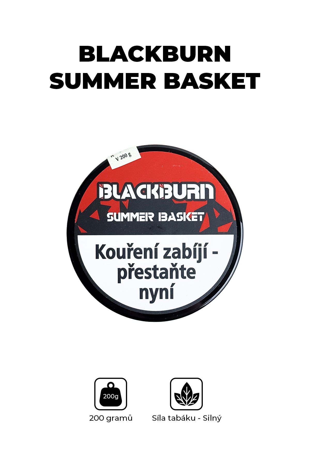 Tabák - BlackBurn 200g - Summer Basket