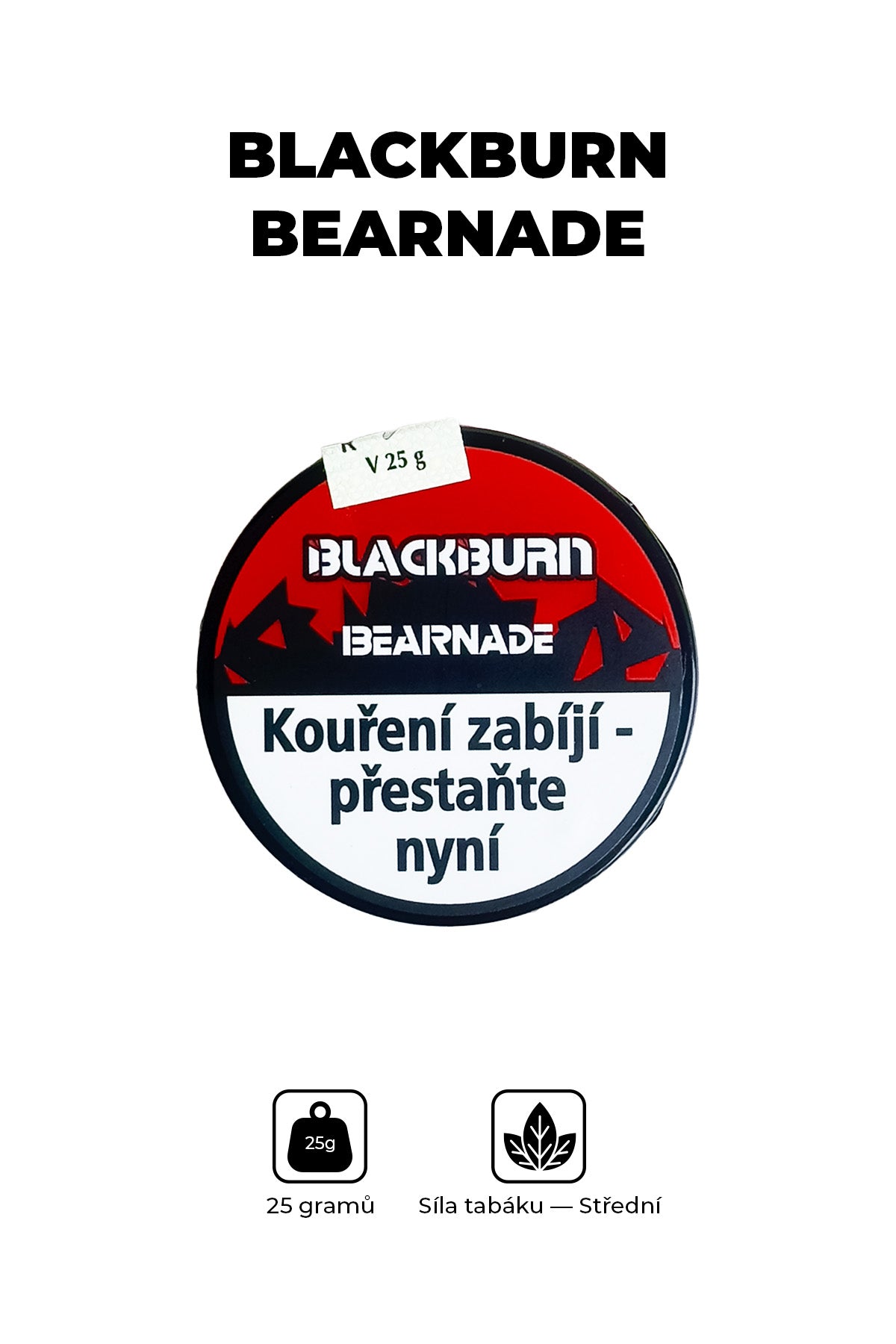 Tabák - BlackBurn 25g - Bearnade