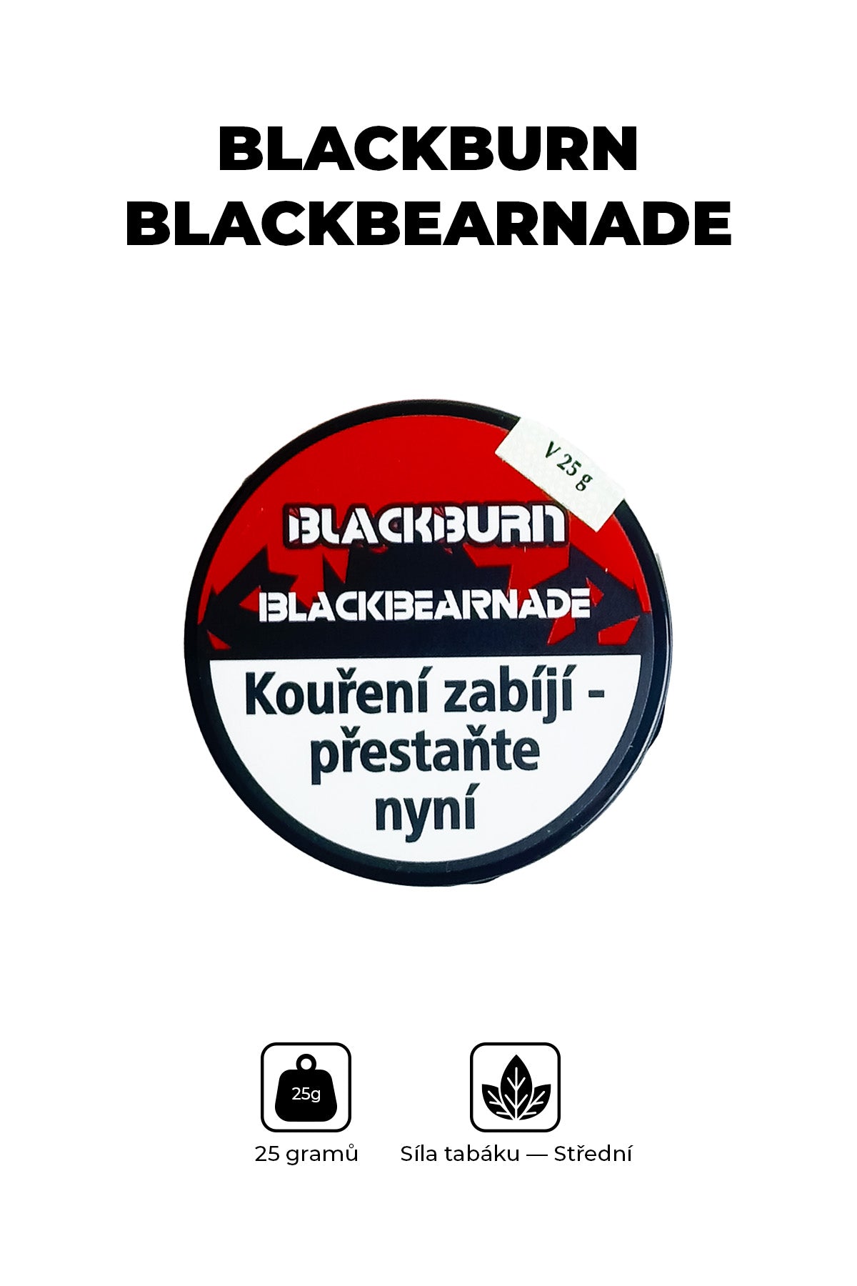 Tabák - BlackBurn 25g - Blackbearnade