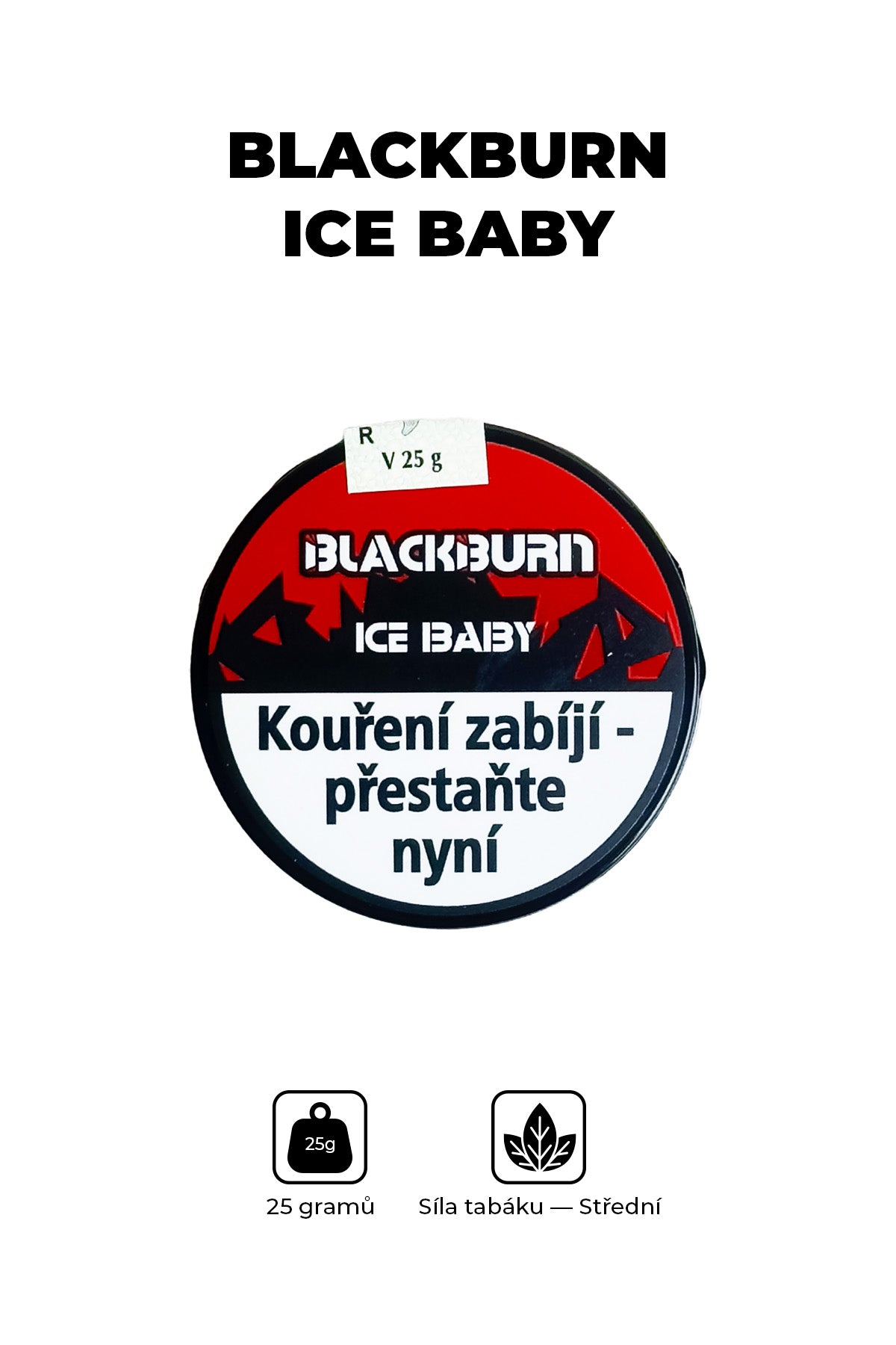 Tabák - BlackBurn 25g - Ice Baby