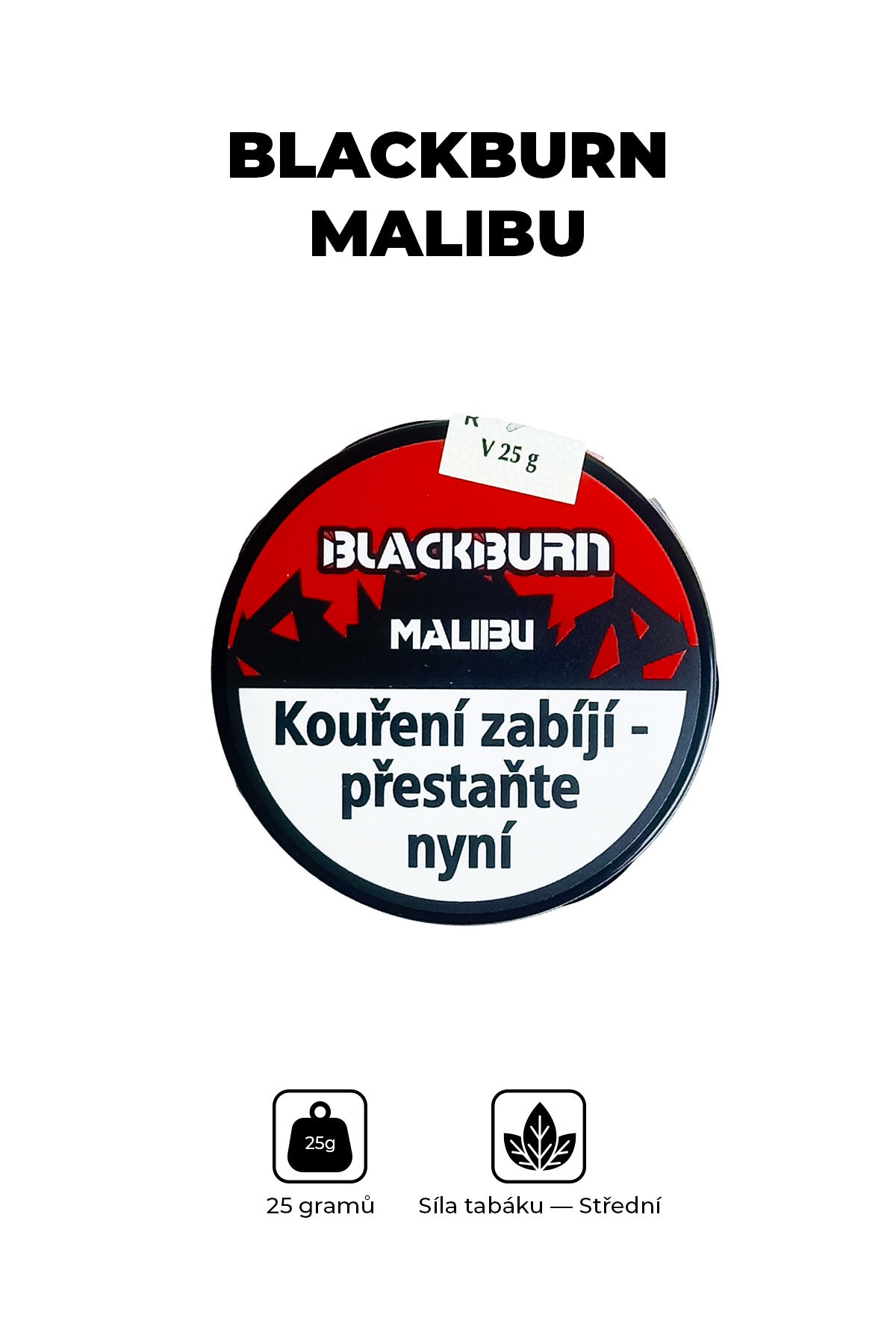 Tabák - BlackBurn 25g - Malibu