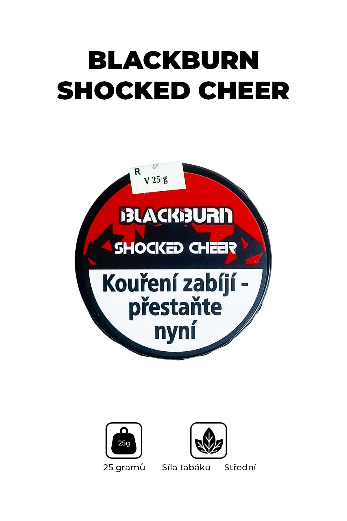 Tabák - BlackBurn 25g - Shocked Cheer