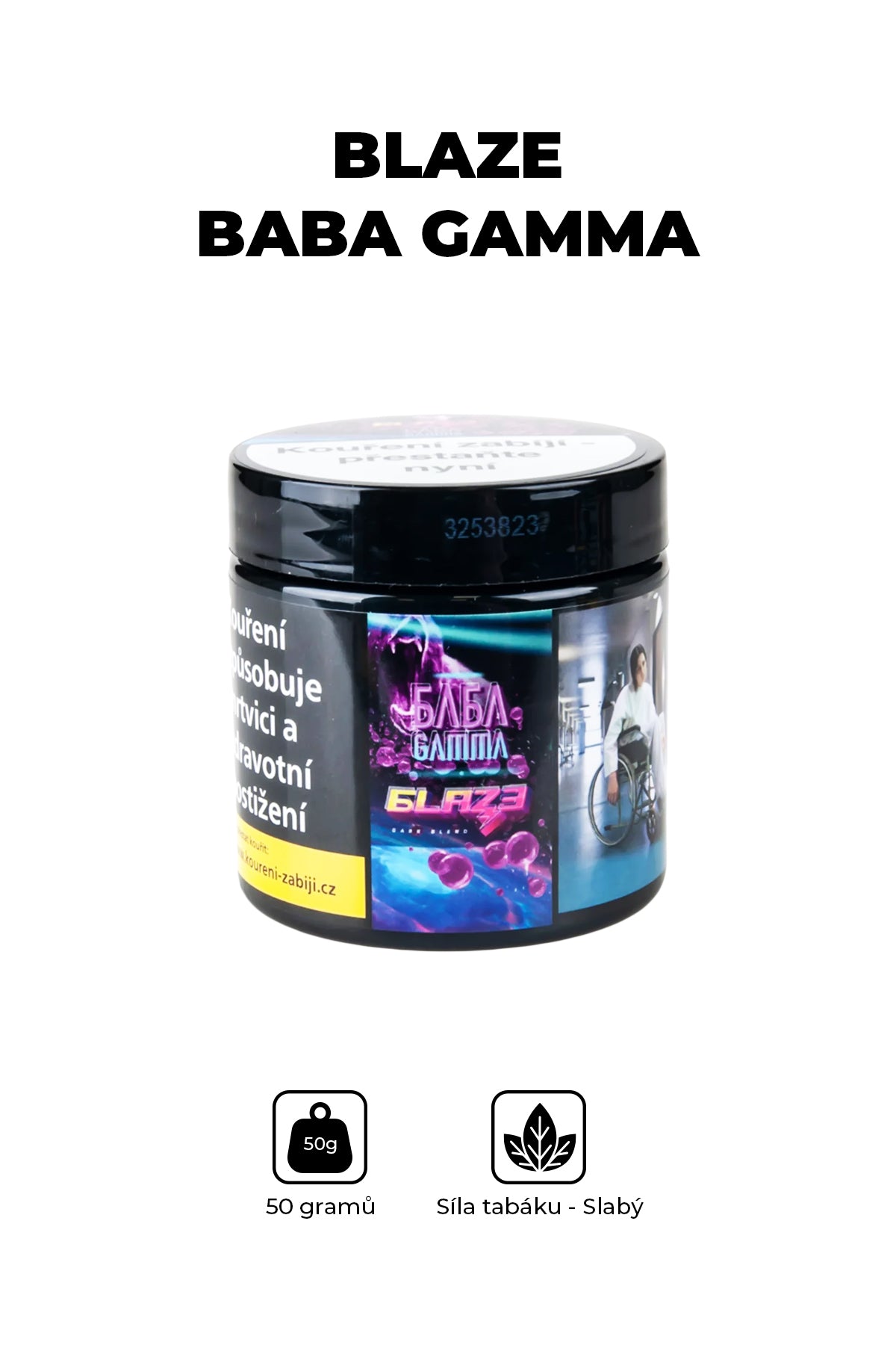 Tabák - Blaze 50g - Baba Gamma