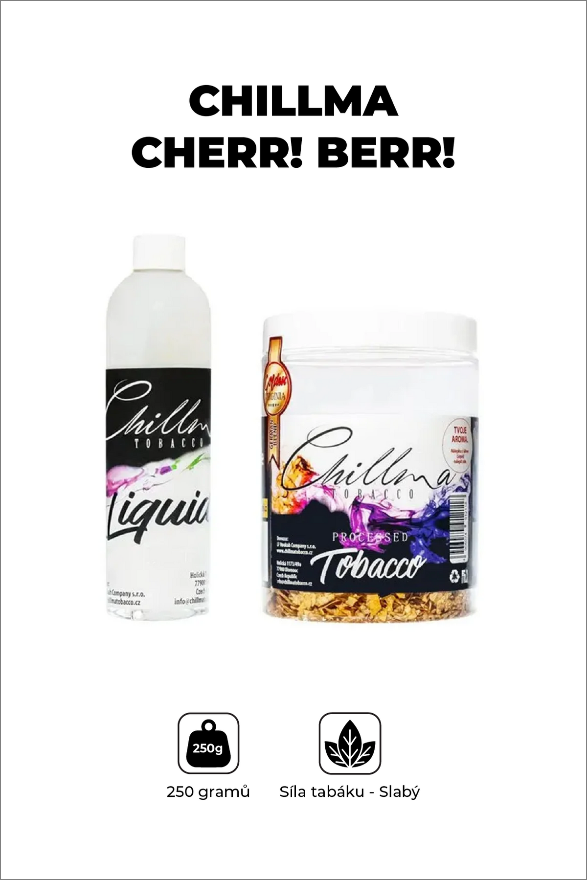 Tobacco - Chillma RTM 250g - Cherr! Berr!