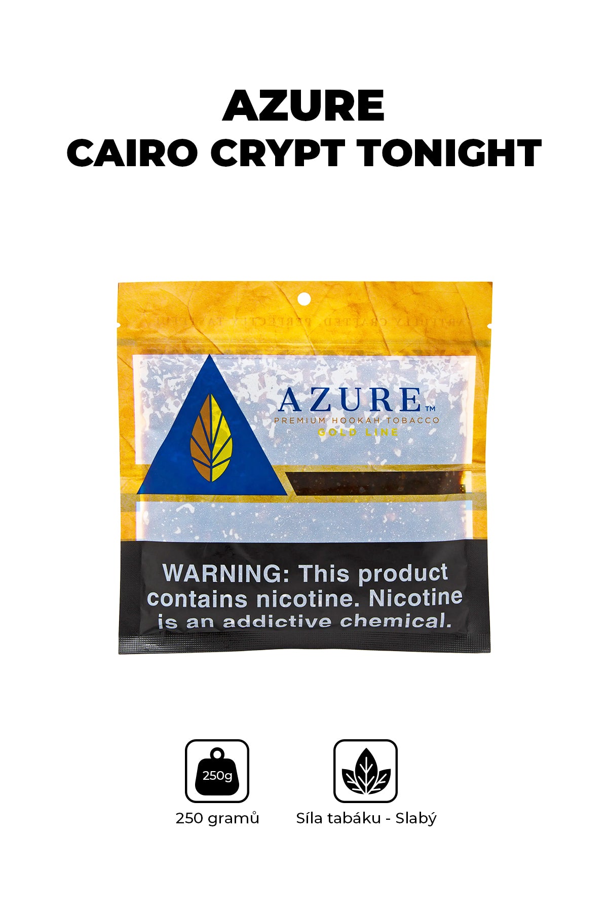 Tabák - Azure Gold 250g - Cairo Crypt Tonight