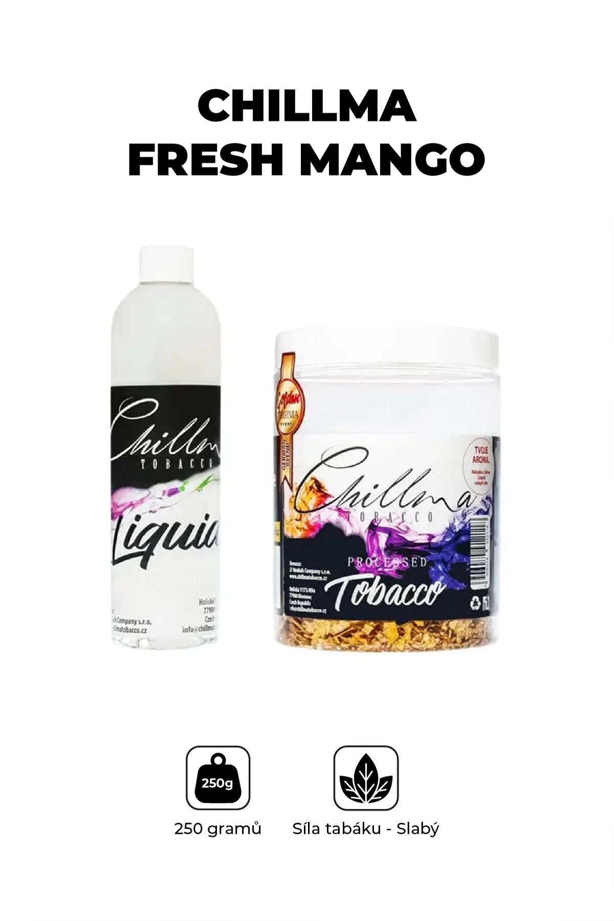 Tobacco - Chillma RTM 250g - Fresh mango