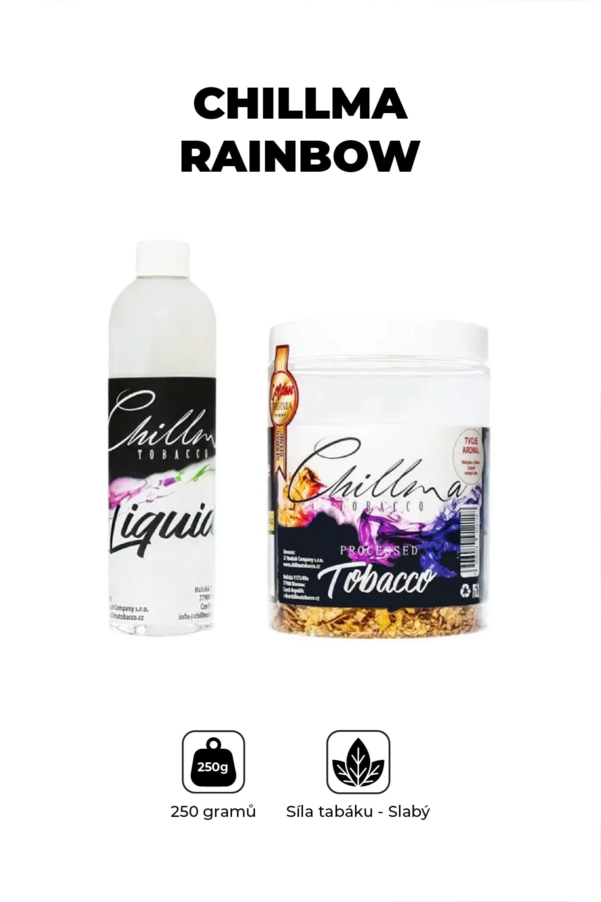 Tobacco - Chillma RTM 250g - Rainbow