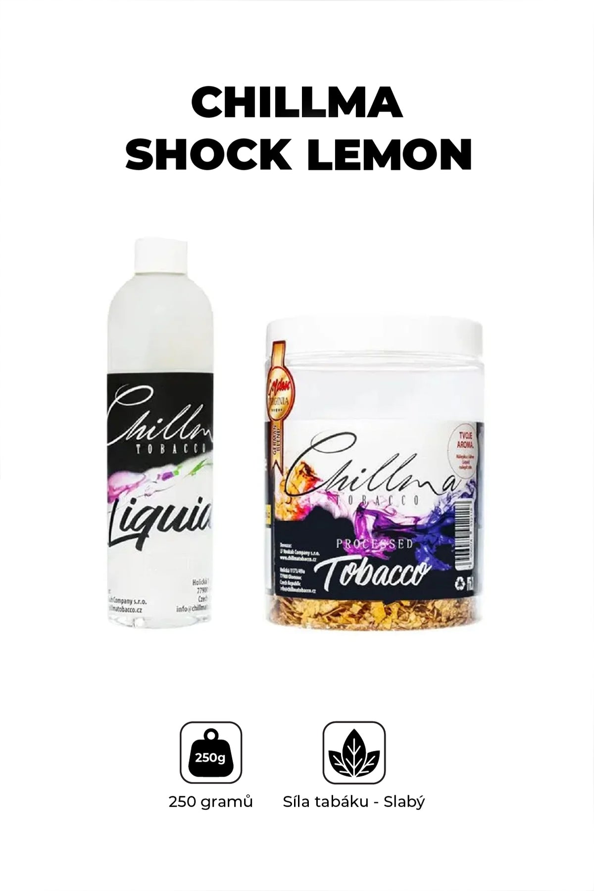 Tobacco - Chillma RTM 250g - Shock Lemon