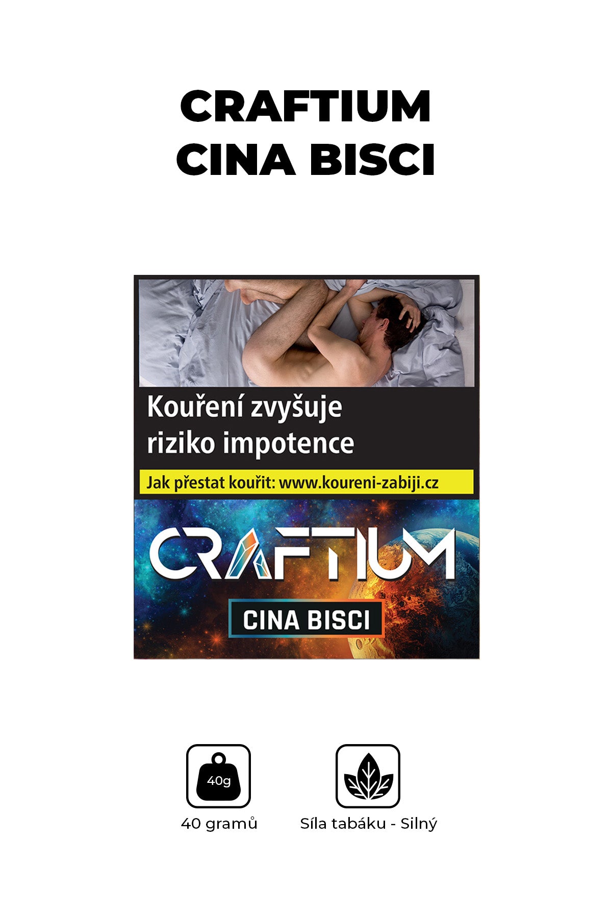 Tabák - Craftium 40g - Cina Bisci