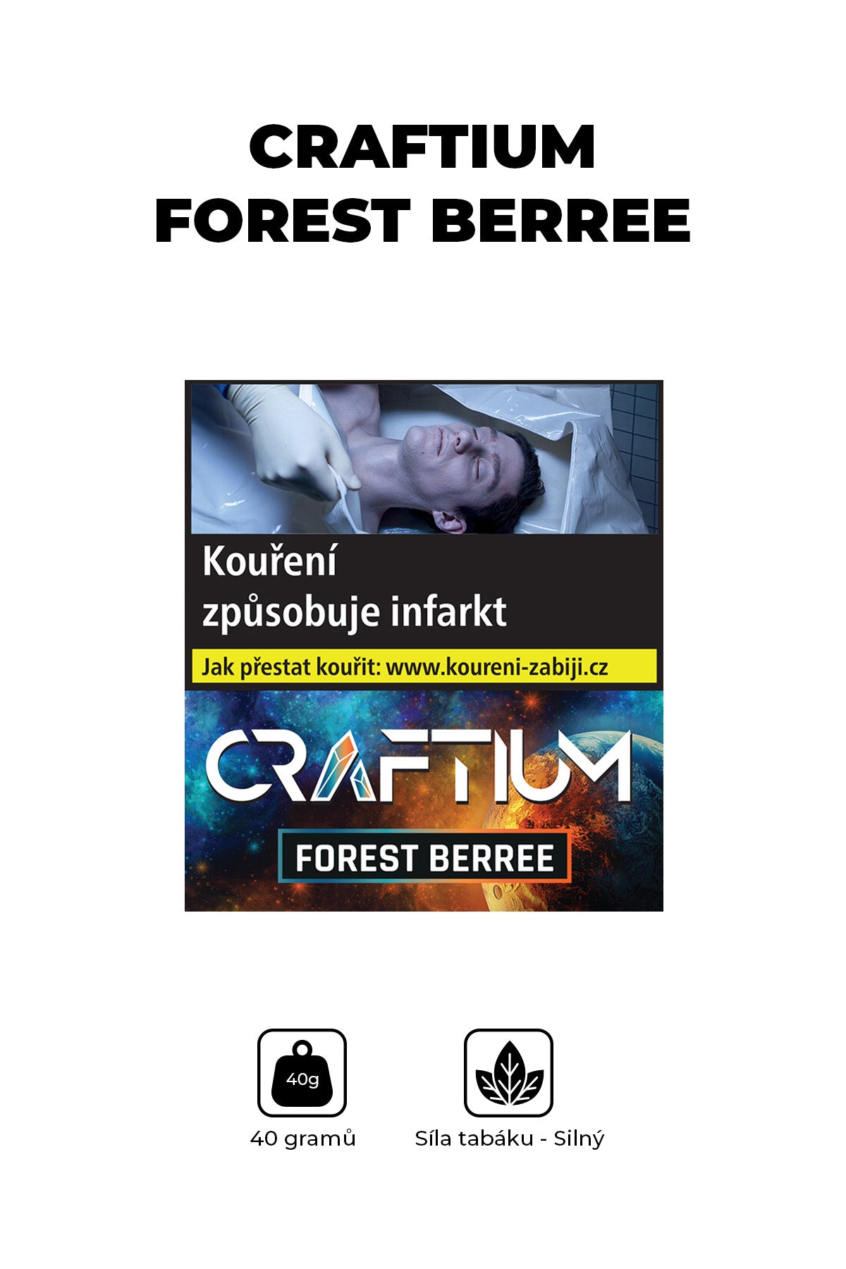 Tabák - Craftium 40g - Forest Berree