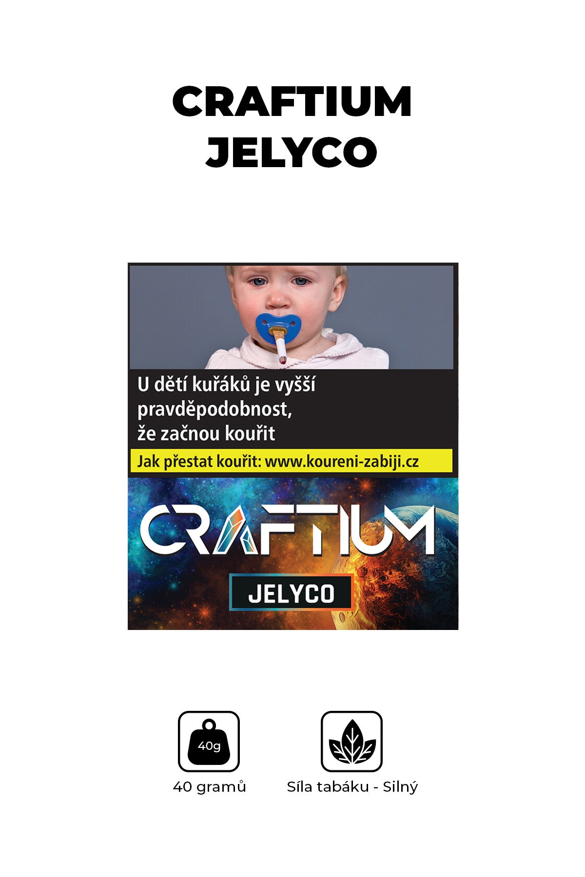 Tabák - Craftium 40g - Jelyco