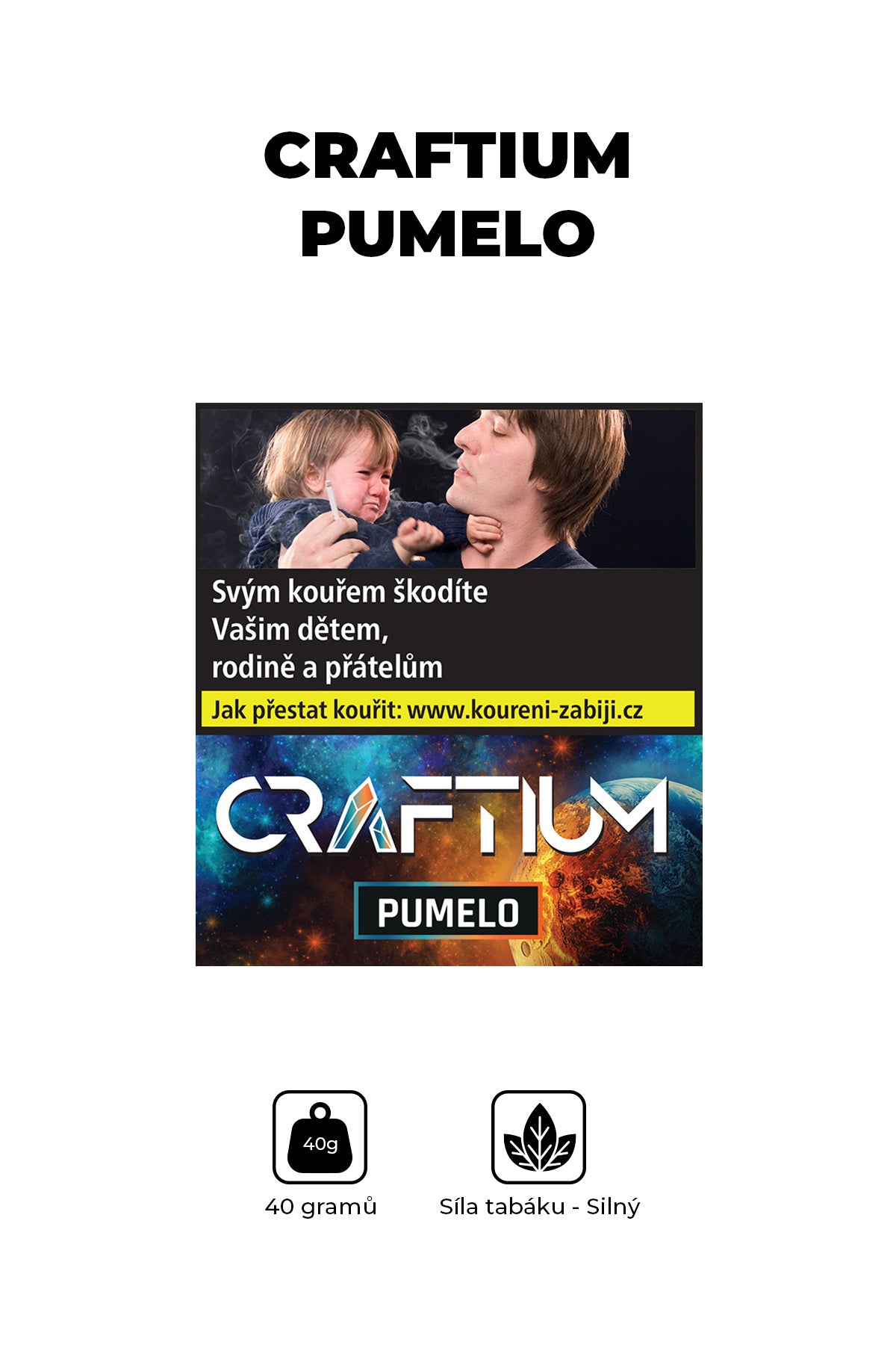 Tobacco - Craftium 40g - Pumelo