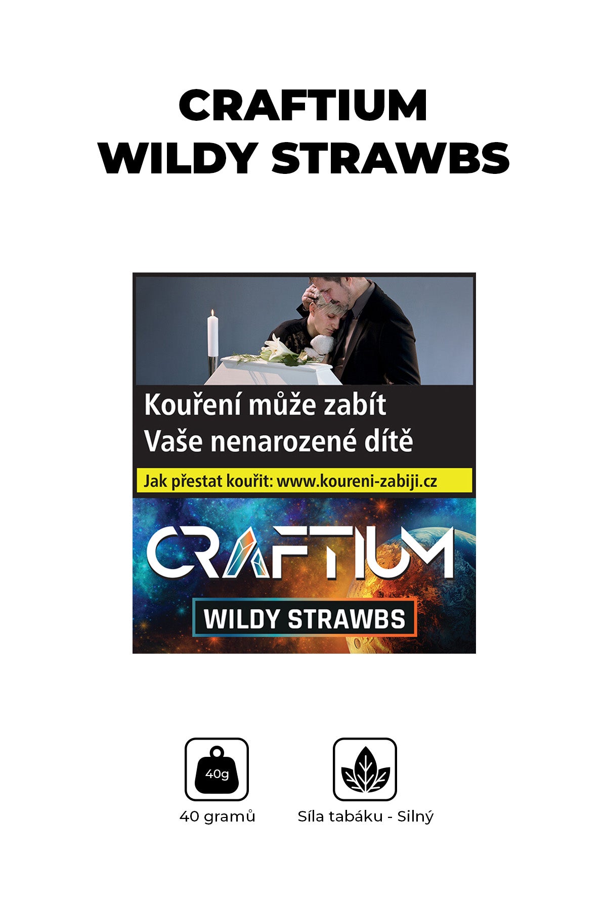 Tobacco - Craftium 40g - Wildy Strawbs