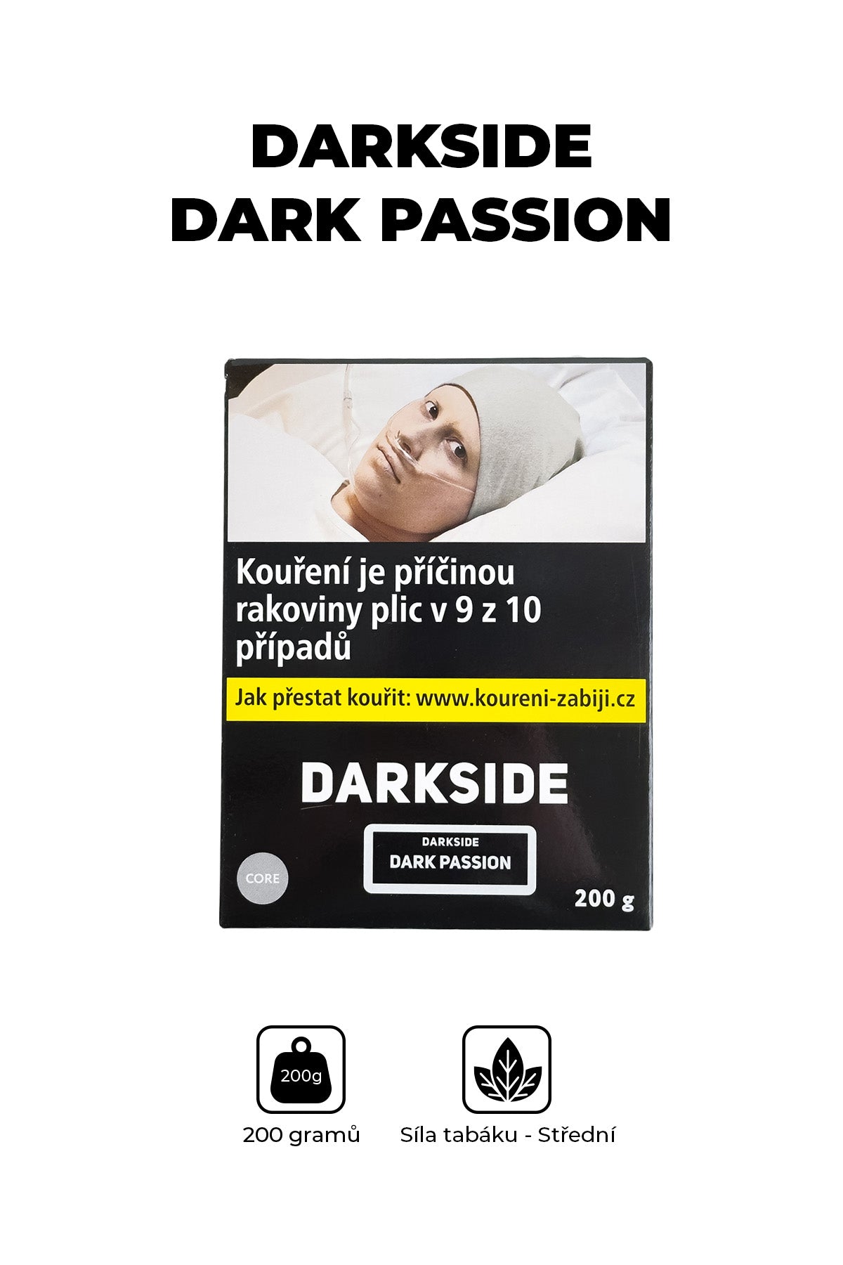 Tabák - Darkside Core 200g - Dark Passion