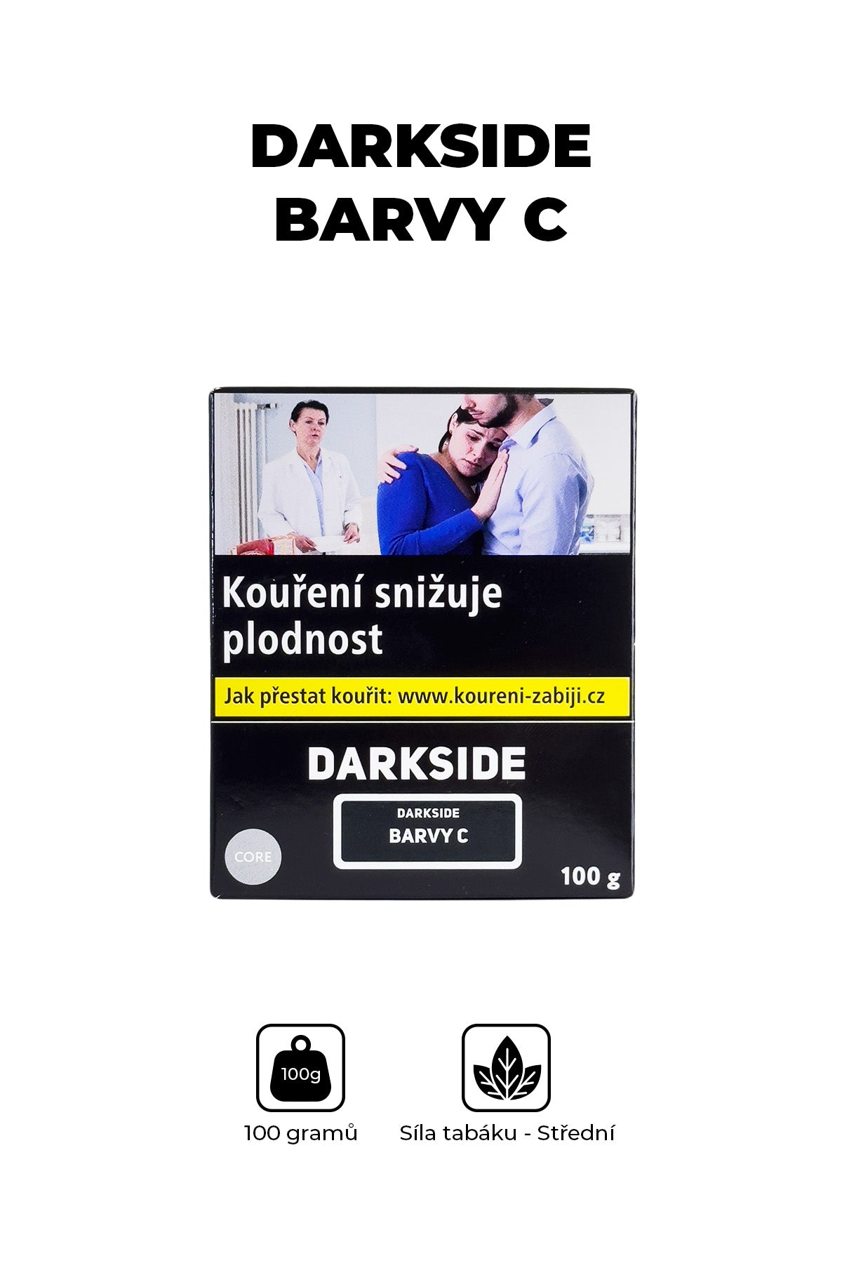 Tabák - Darkside Core 100g - Barvy C