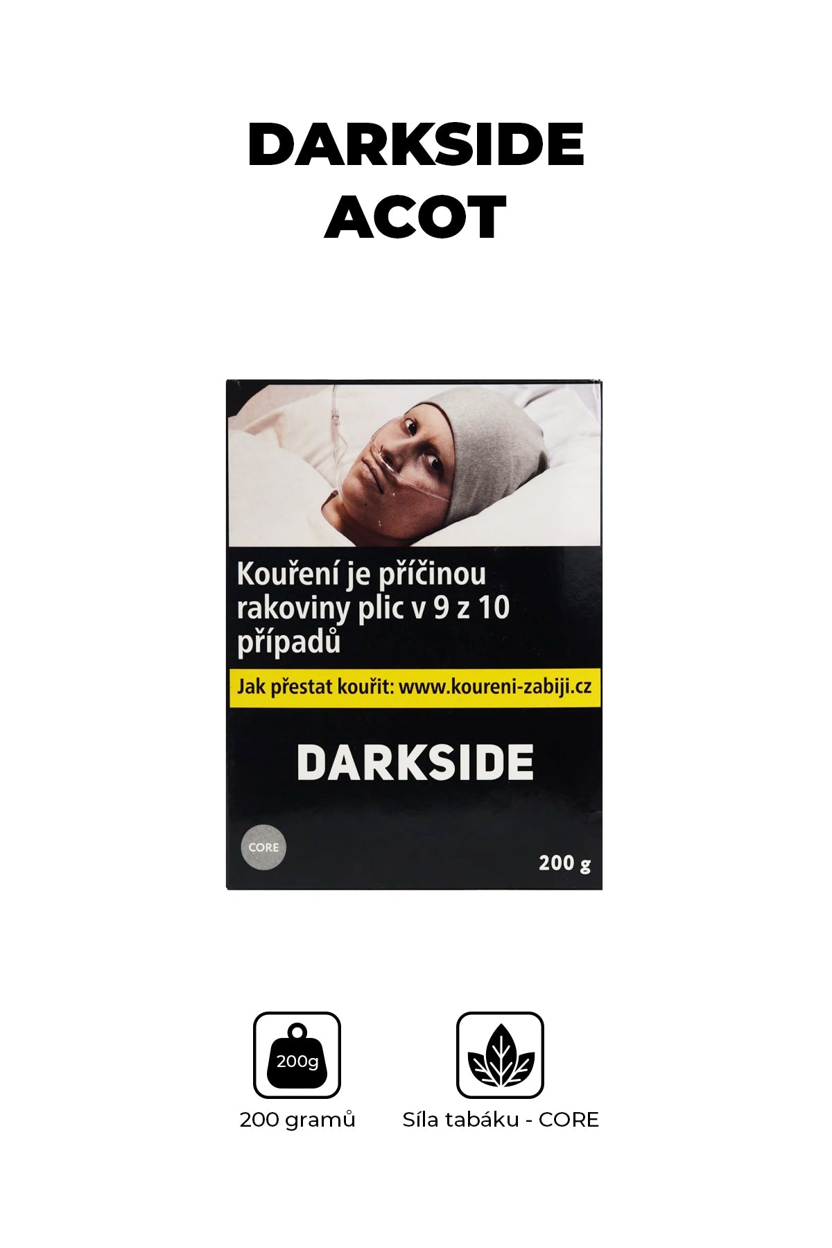Tabák - Darkside Core 200g - Acot