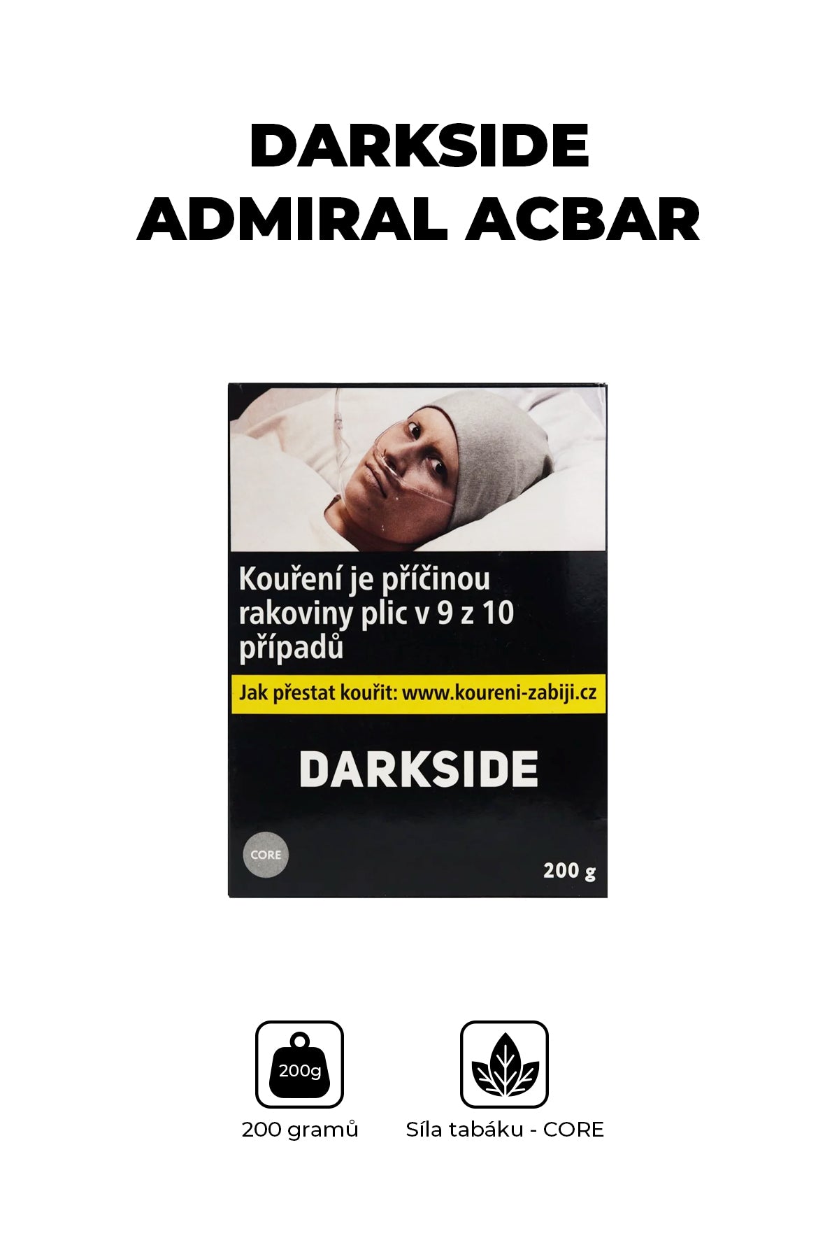 Tabák - Darkside Core 200g - Admiral Acbar