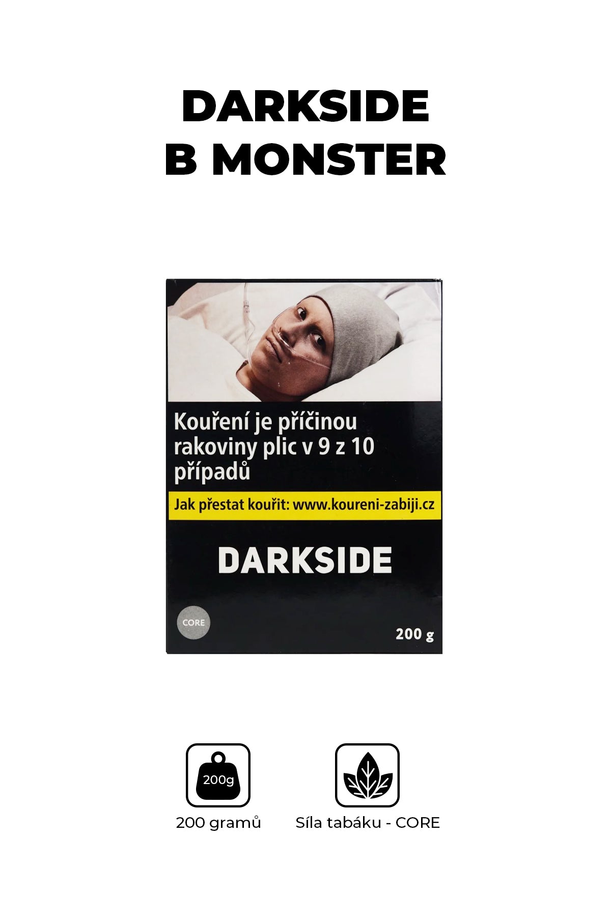 Tabák - Darkside Core 200g - B Monster