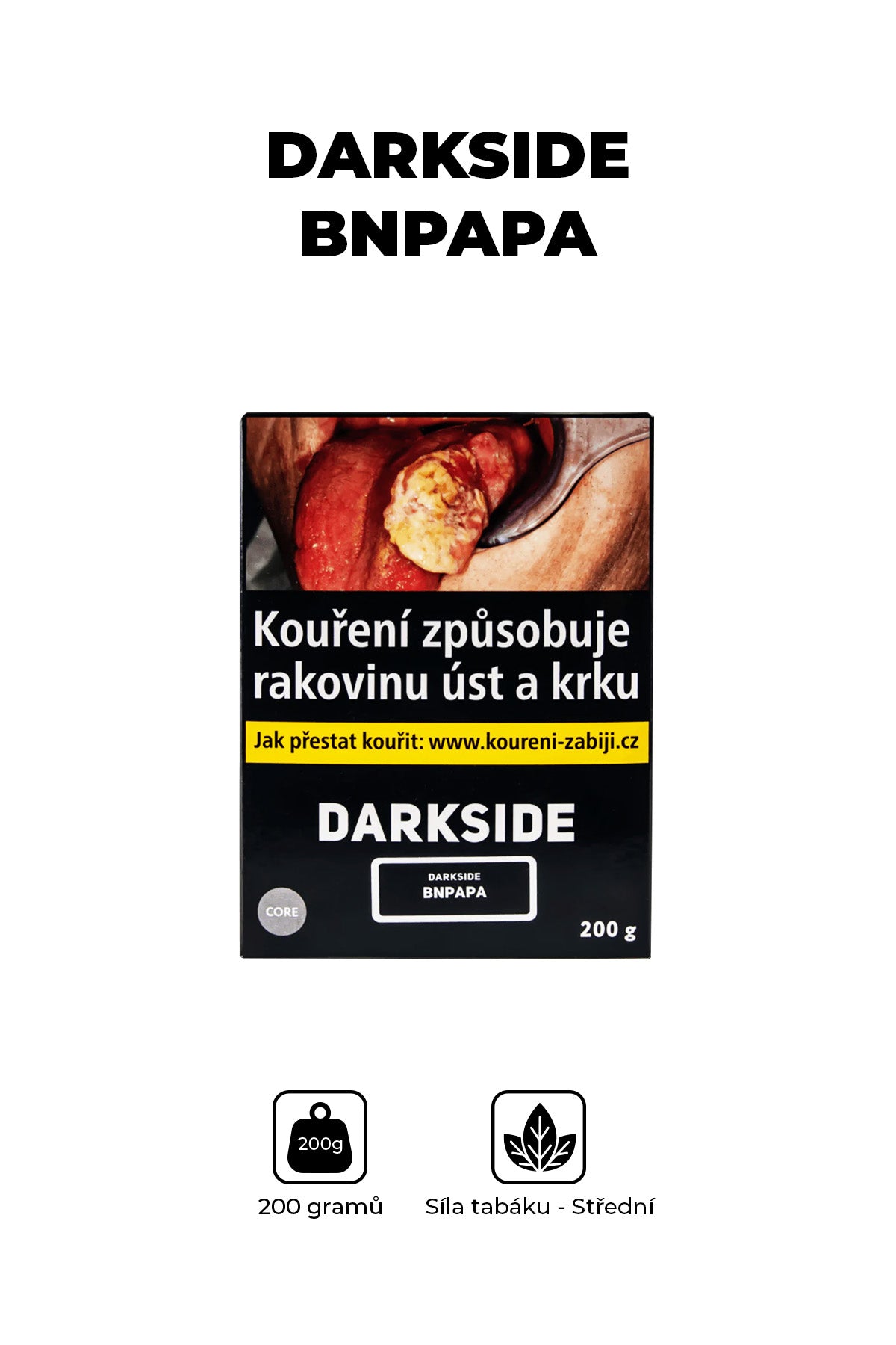 Tobacco - Darkside Core 200g - Bnpapa