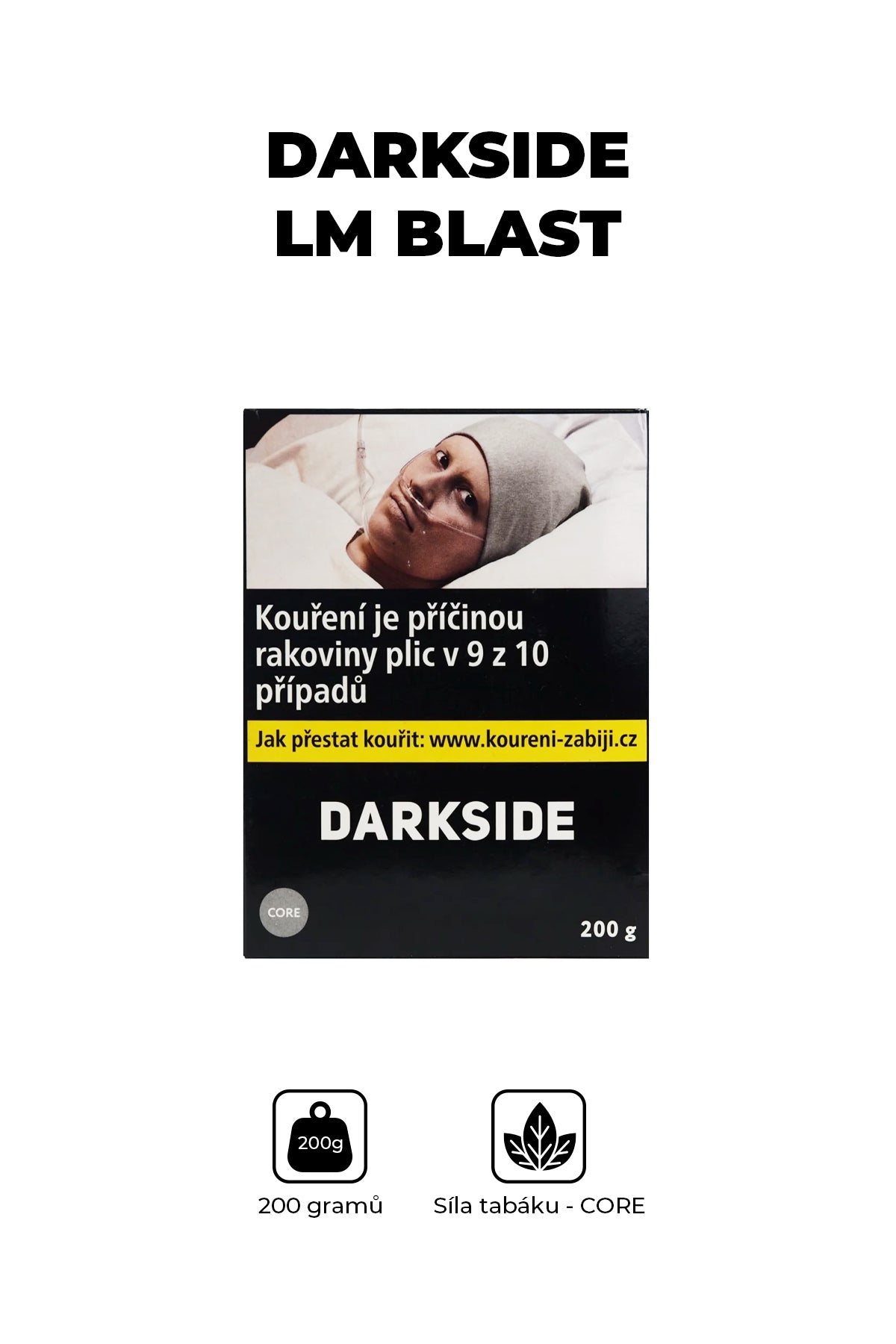 Tabák - Darkside Core 200g - Lm Blast