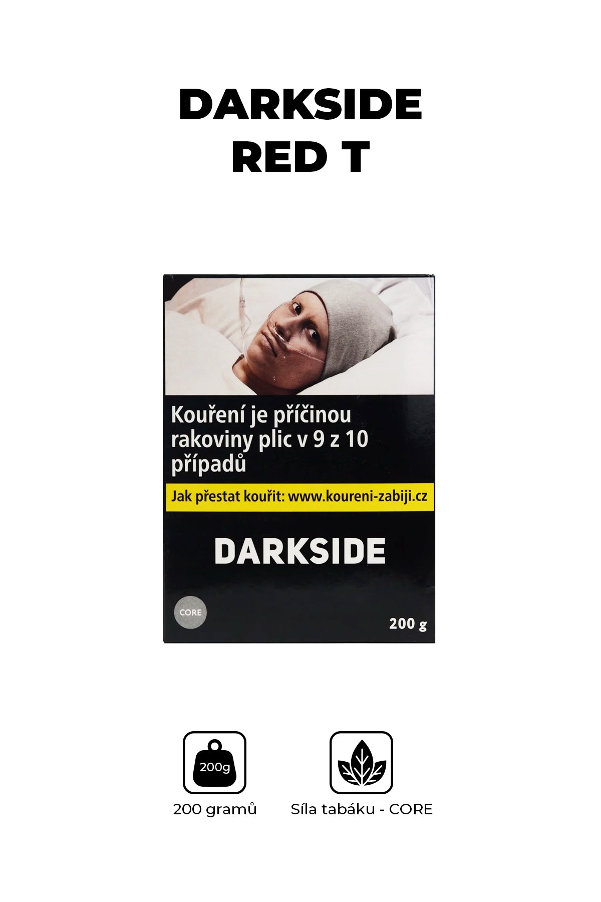 Tabák - Darkside Core 200g - Red T