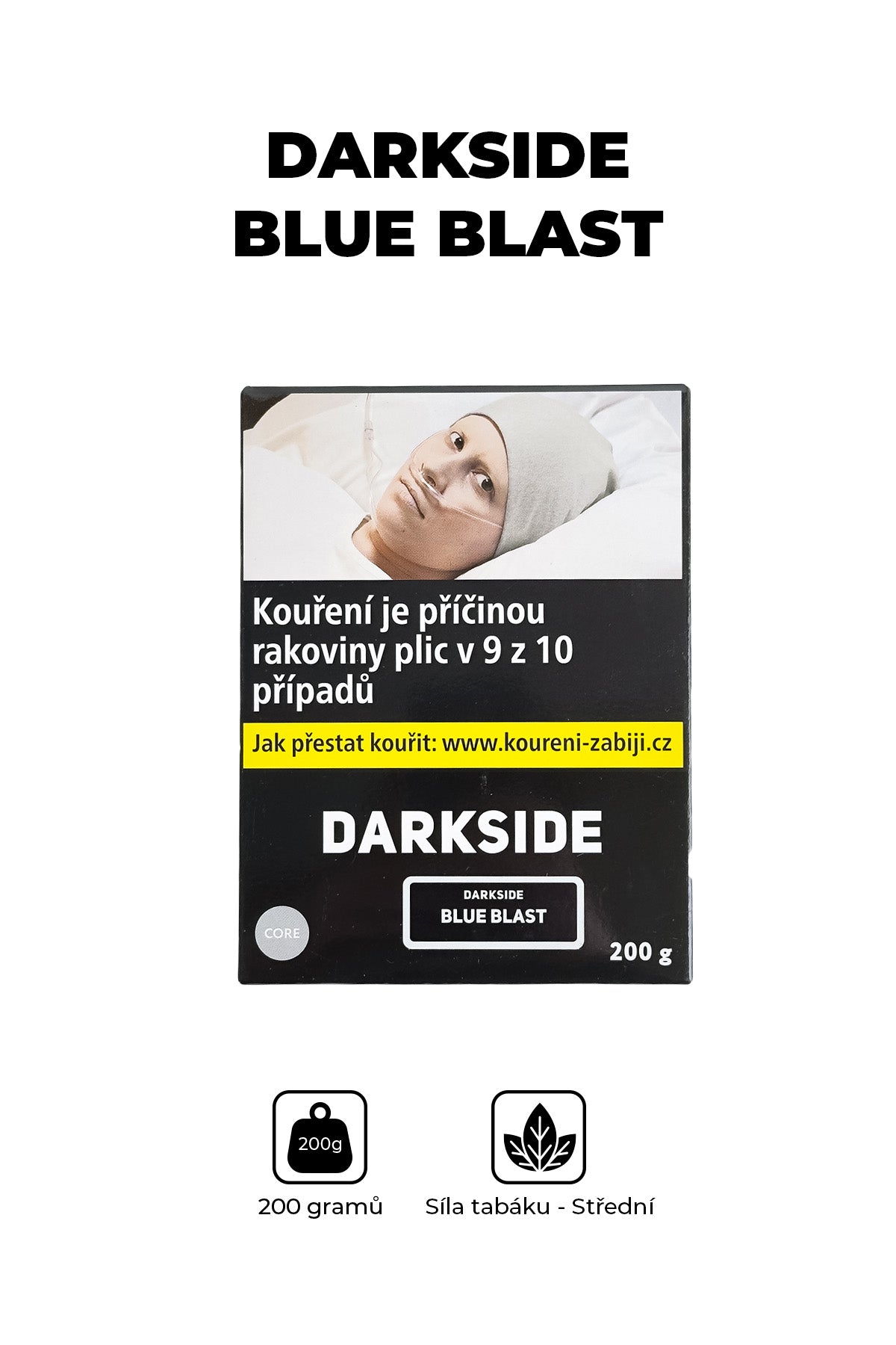 Tabák - Darkside Core 200g - Blue Blast