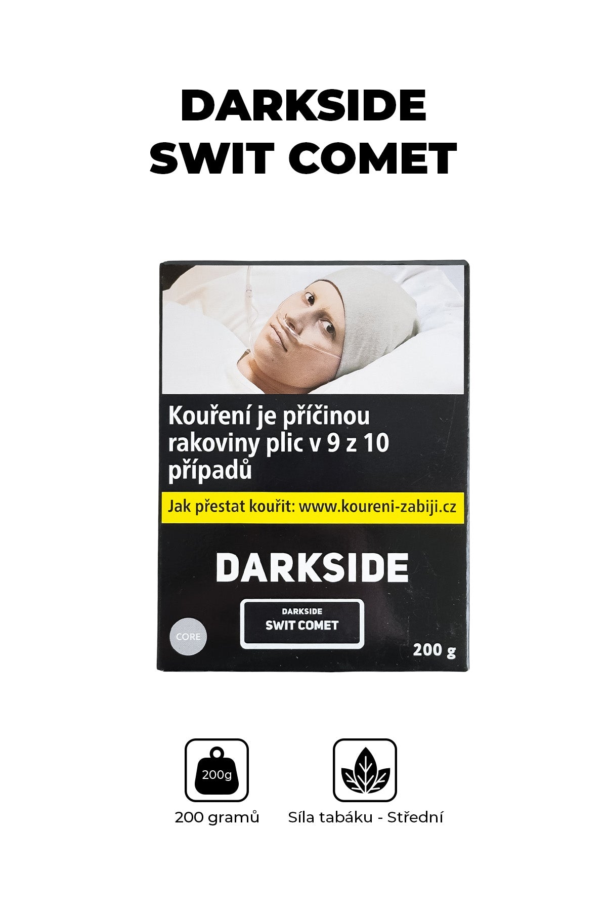 Tabák - Darkside Core 200g - Swit Comet