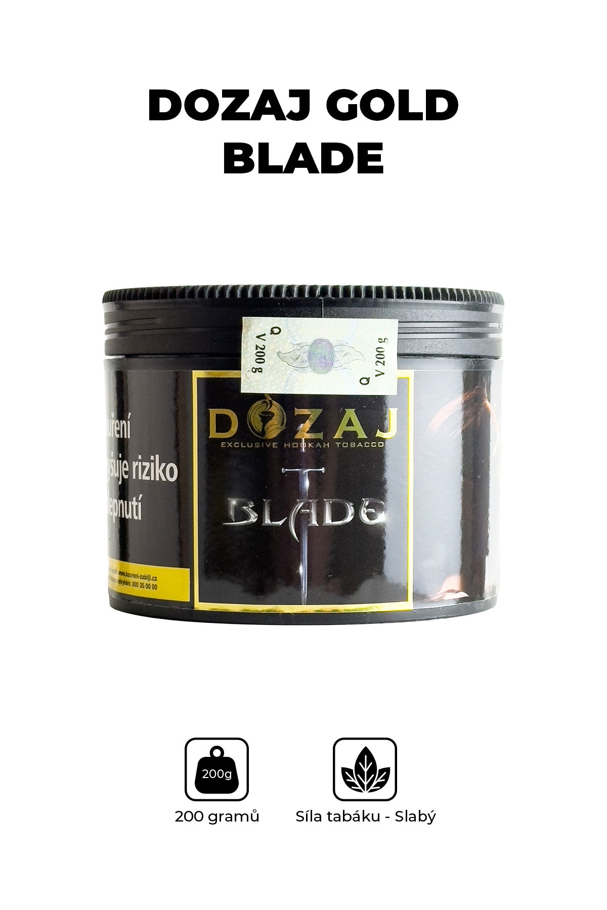 Tabák - Dozaj Gold 200g - Blade