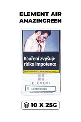 Tabák - Element Air 10x25g - Amazingreen