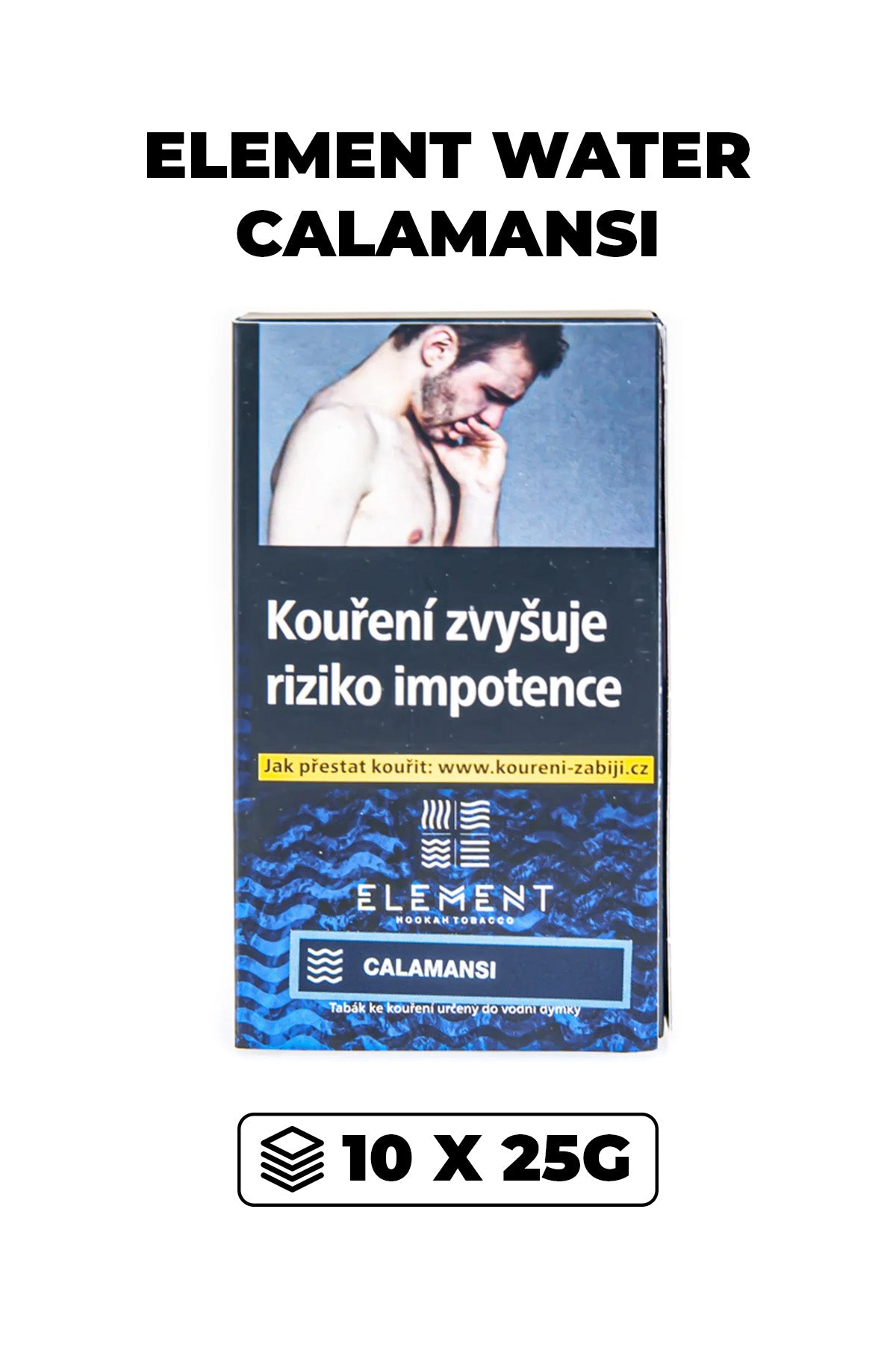 Tabák - Element Water 10x25g - Calamansi