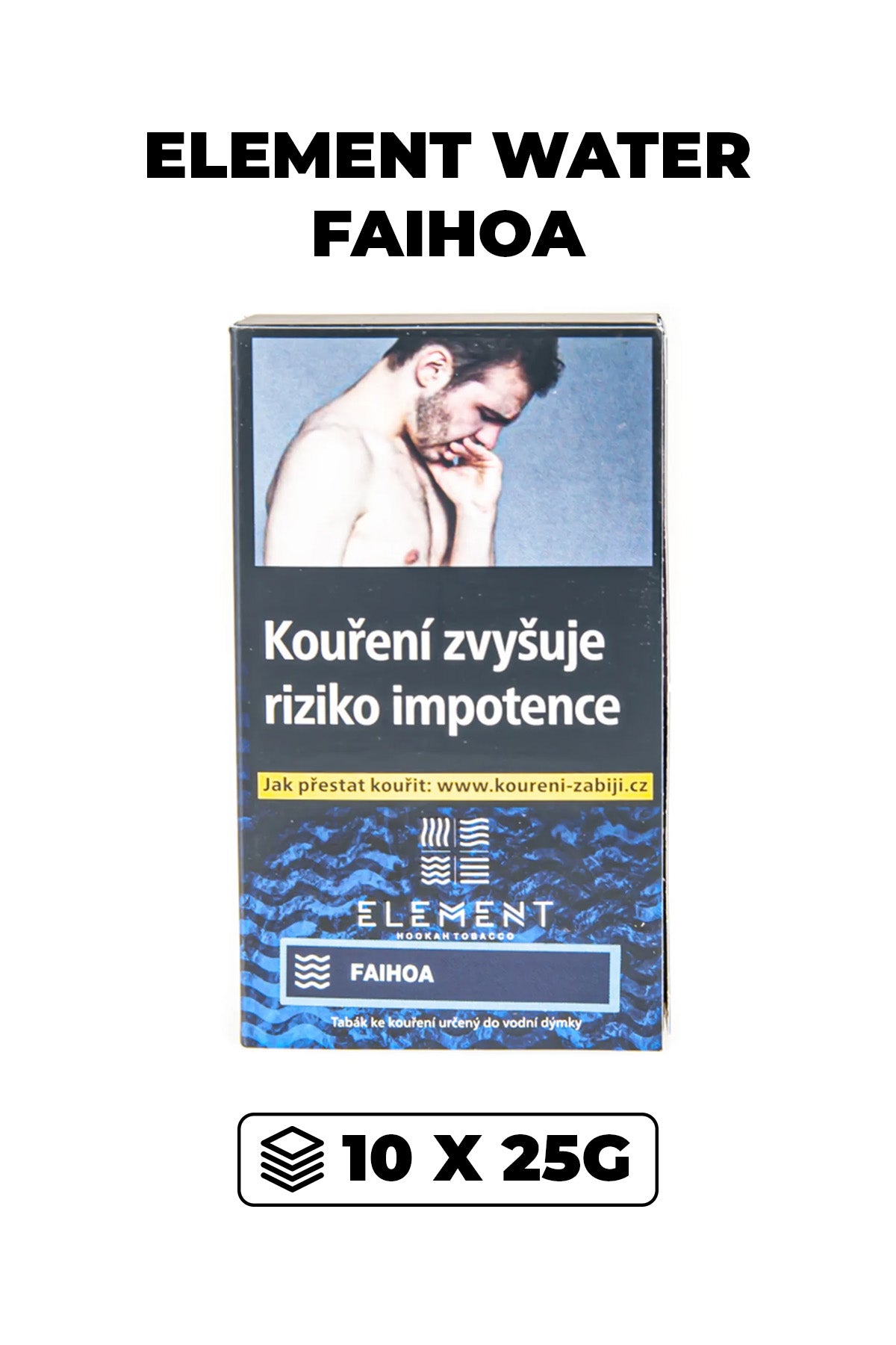 Tabák - Element Water 10x25g - Faihoa