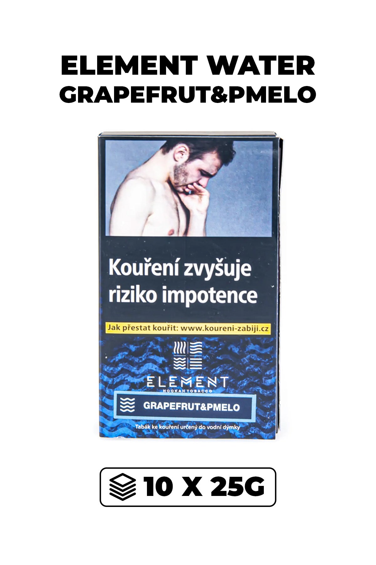 Tabák - Element Water 10x25g - Grapefrut&pmelo