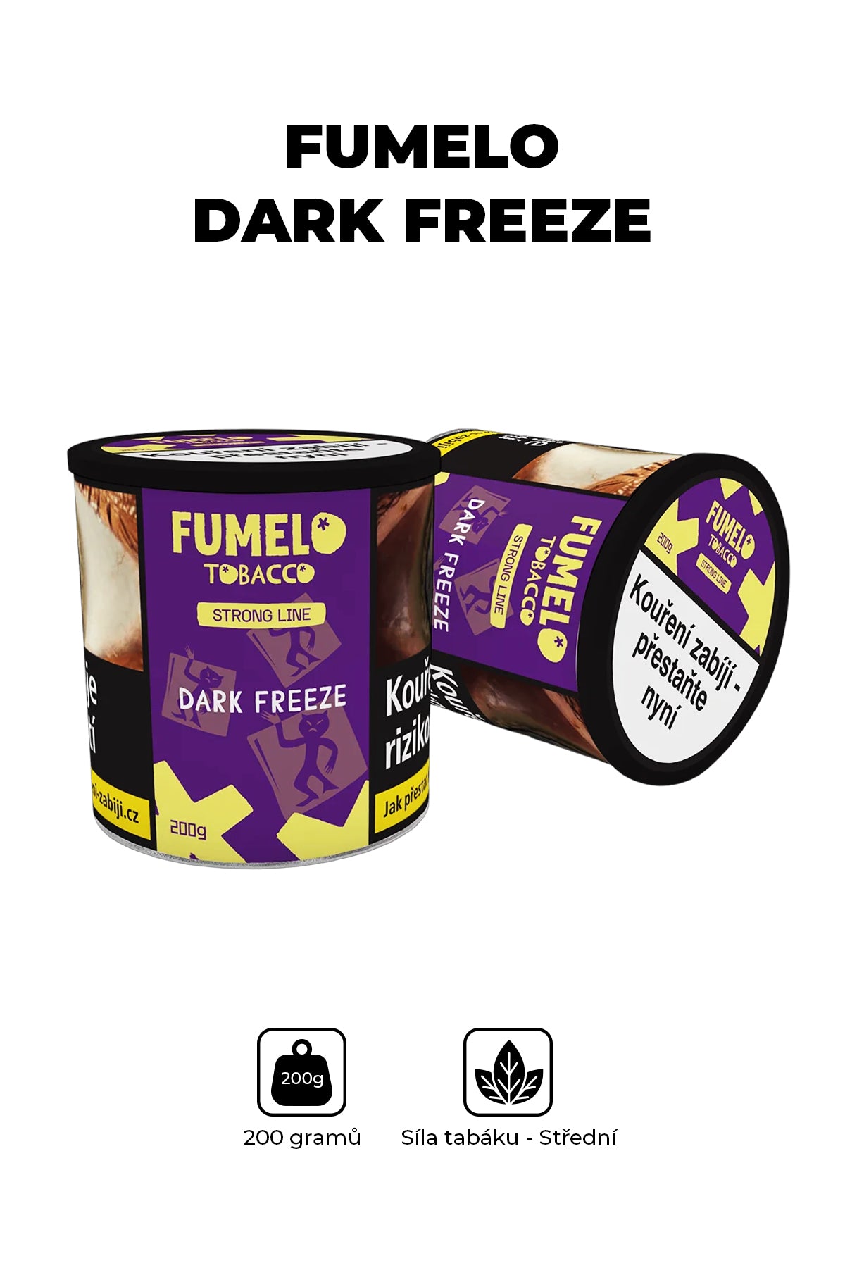 Tabák - Fumelo Strong 200gr - Dark Freeze