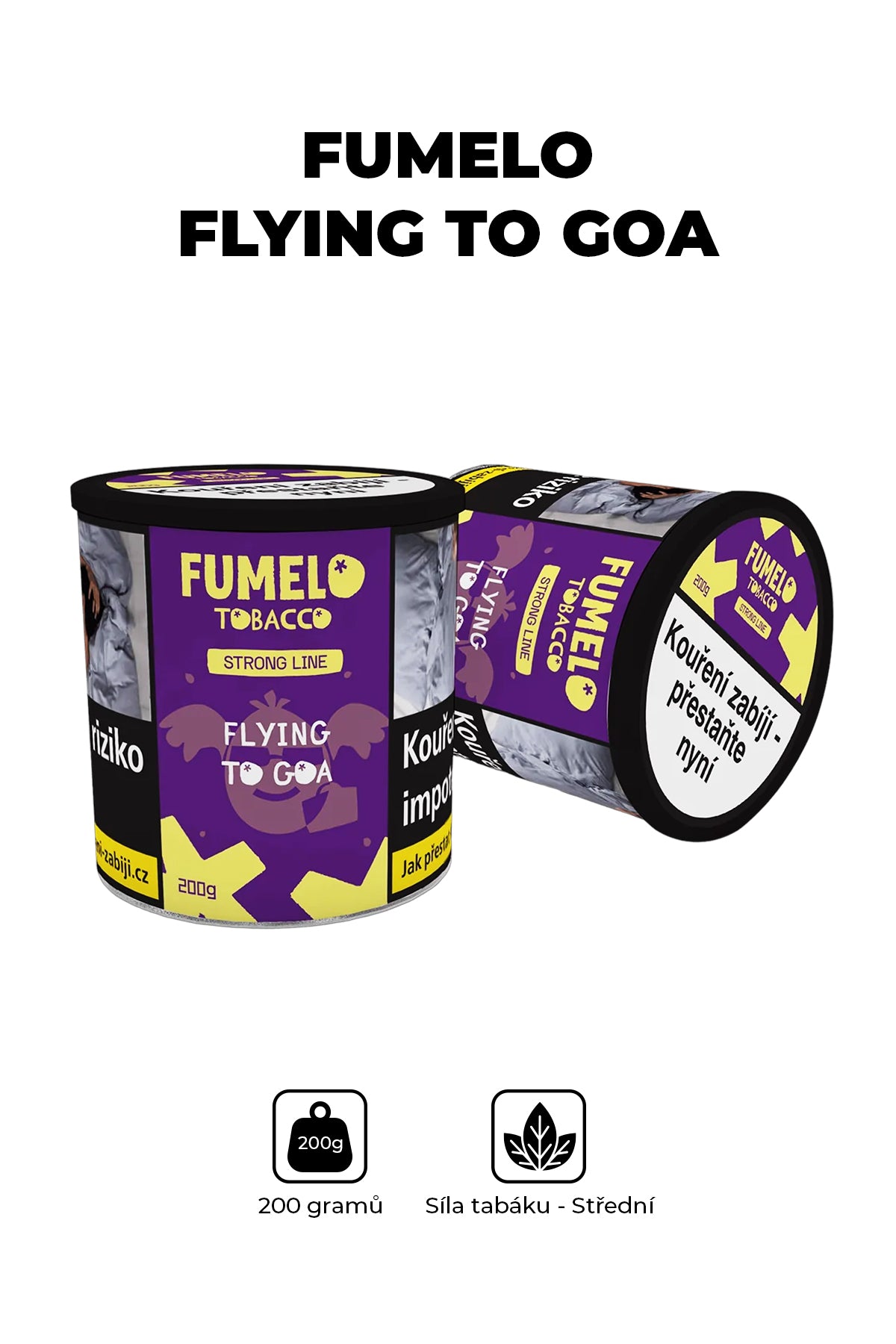 Tabák - Fumelo Strong 200gr - Flying To Goa