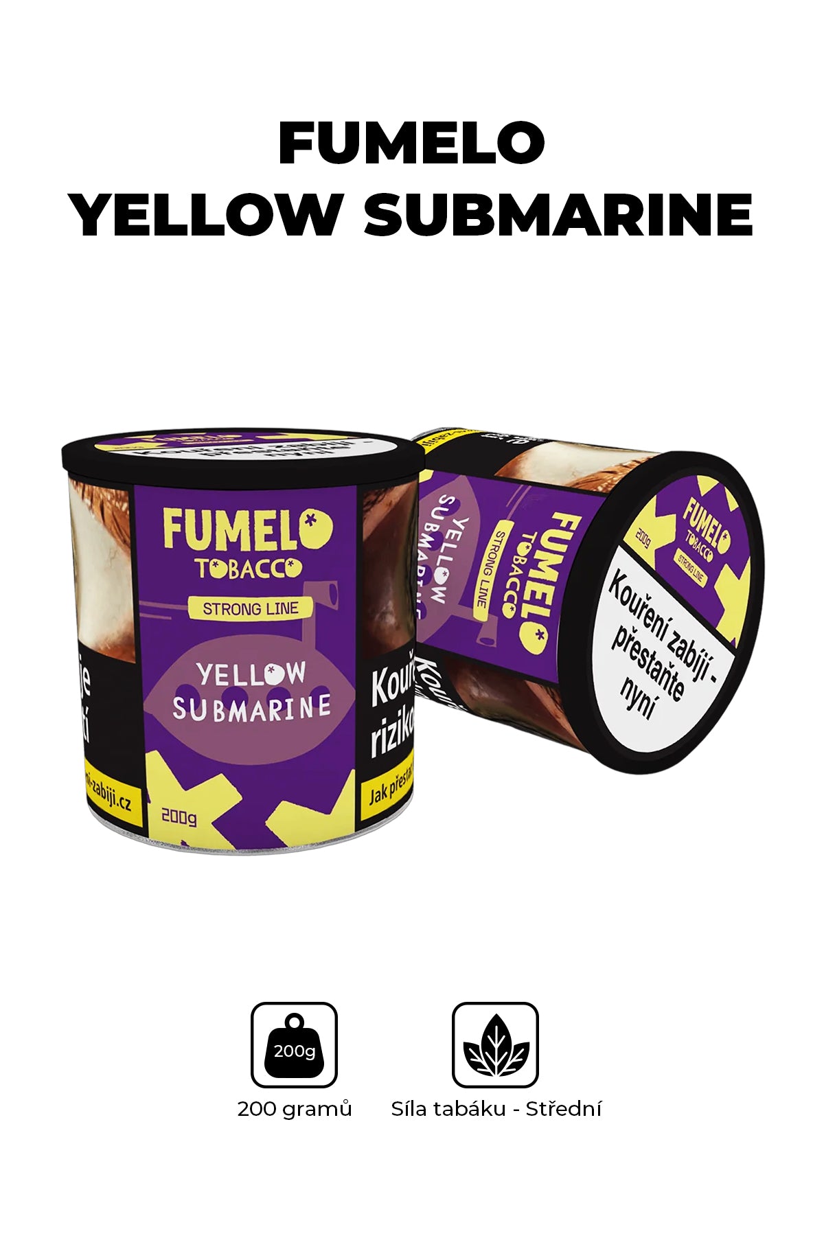 Tabák - Fumelo Strong 200gr - Yellow Submarine
