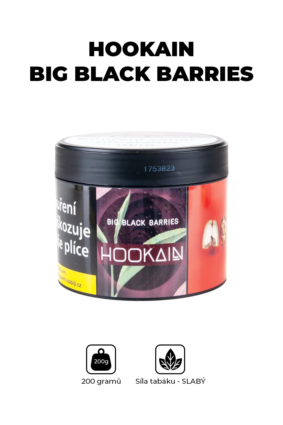 Tabák - Hookain 200g - Big Black Barries