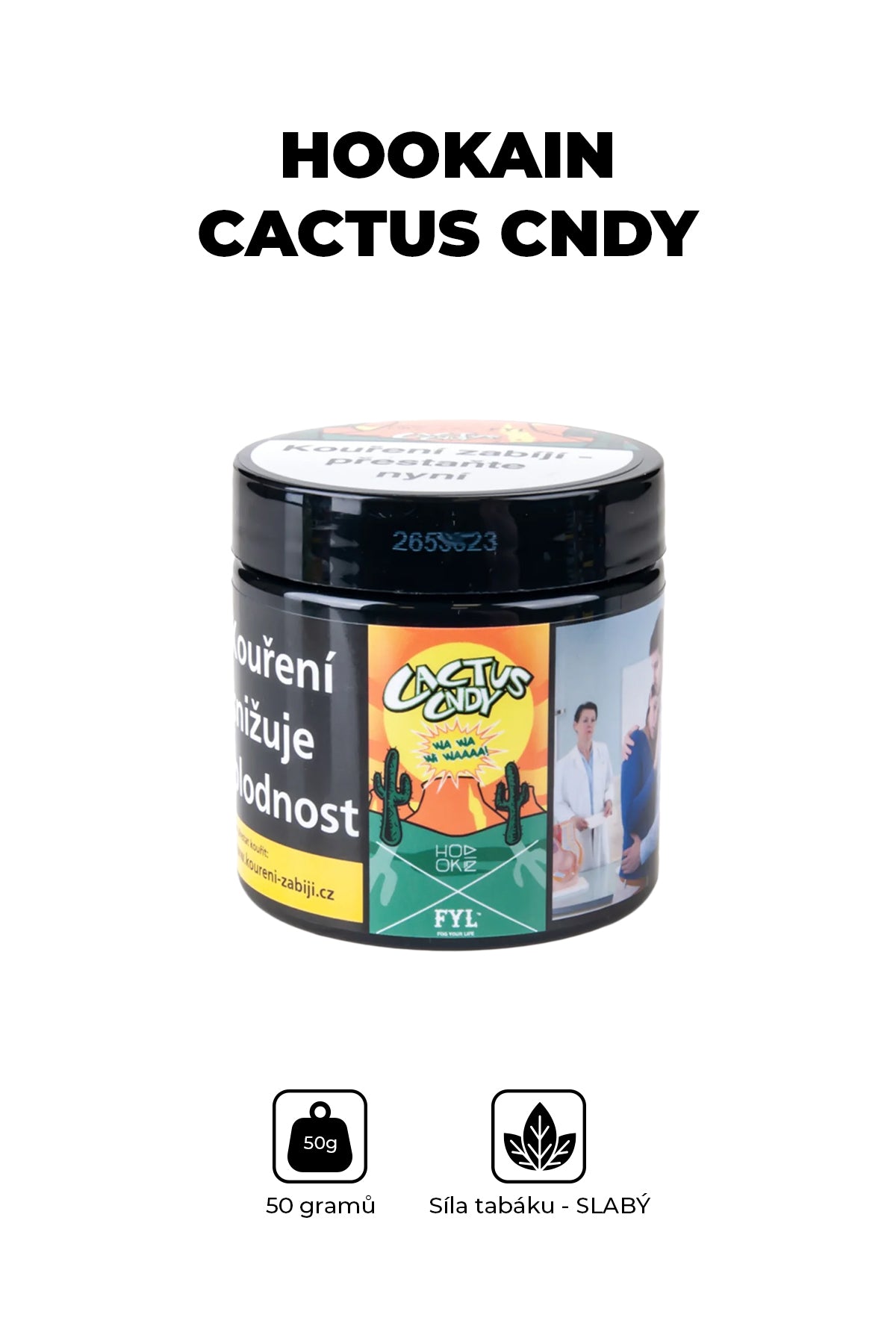 Tabák - Hookain 50g - Cactus Cndy