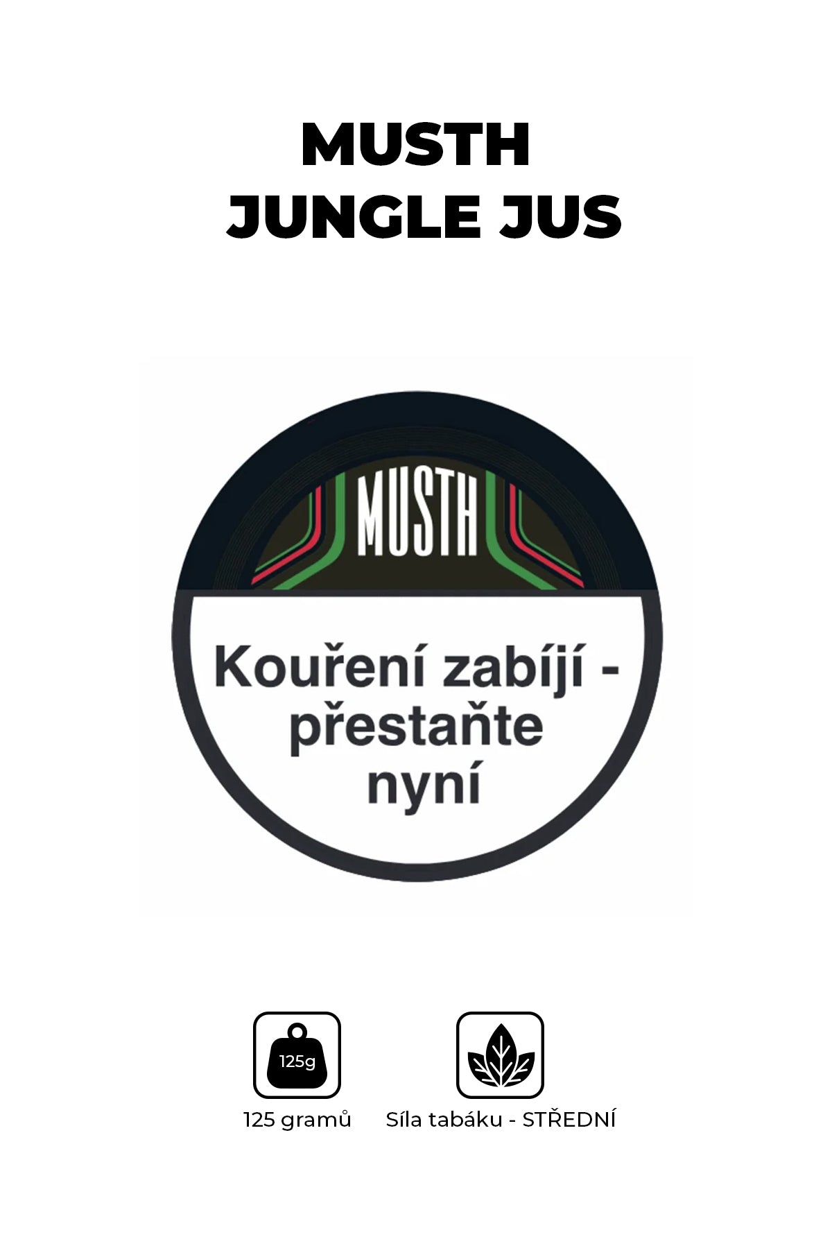 Tabák - MustH 125g - Jungle Jus