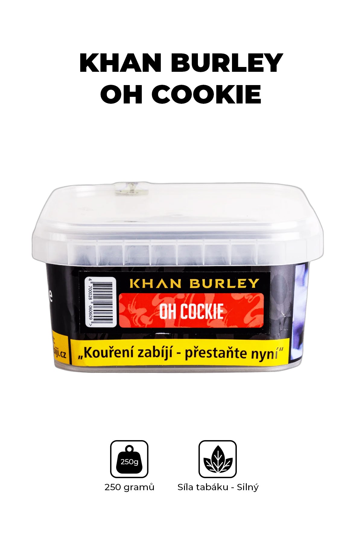 Tabák - Khan Burley 250g - Oh Cookie