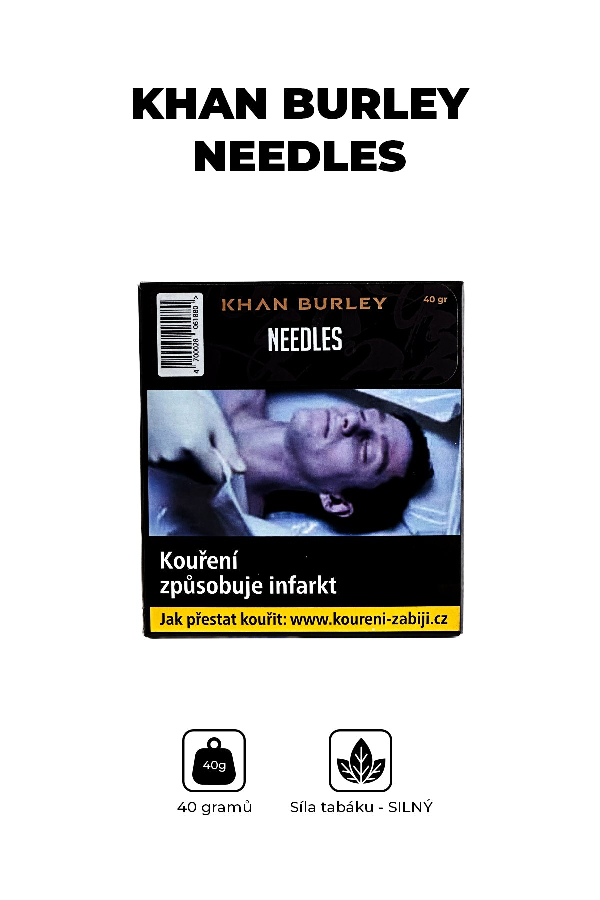 Tabák - Khan Burley 40g - Needls
