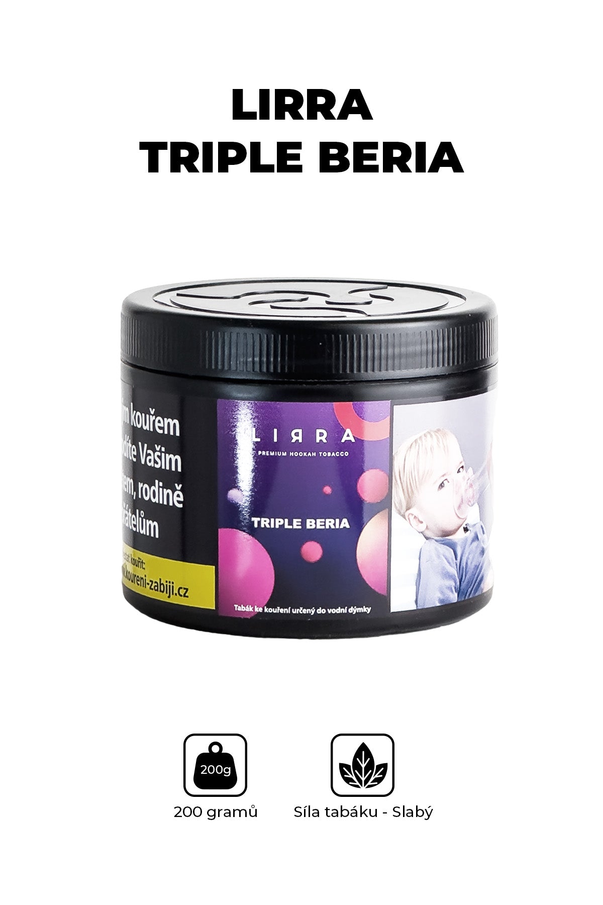 Tabák - Lirra 200g - Triple Beria