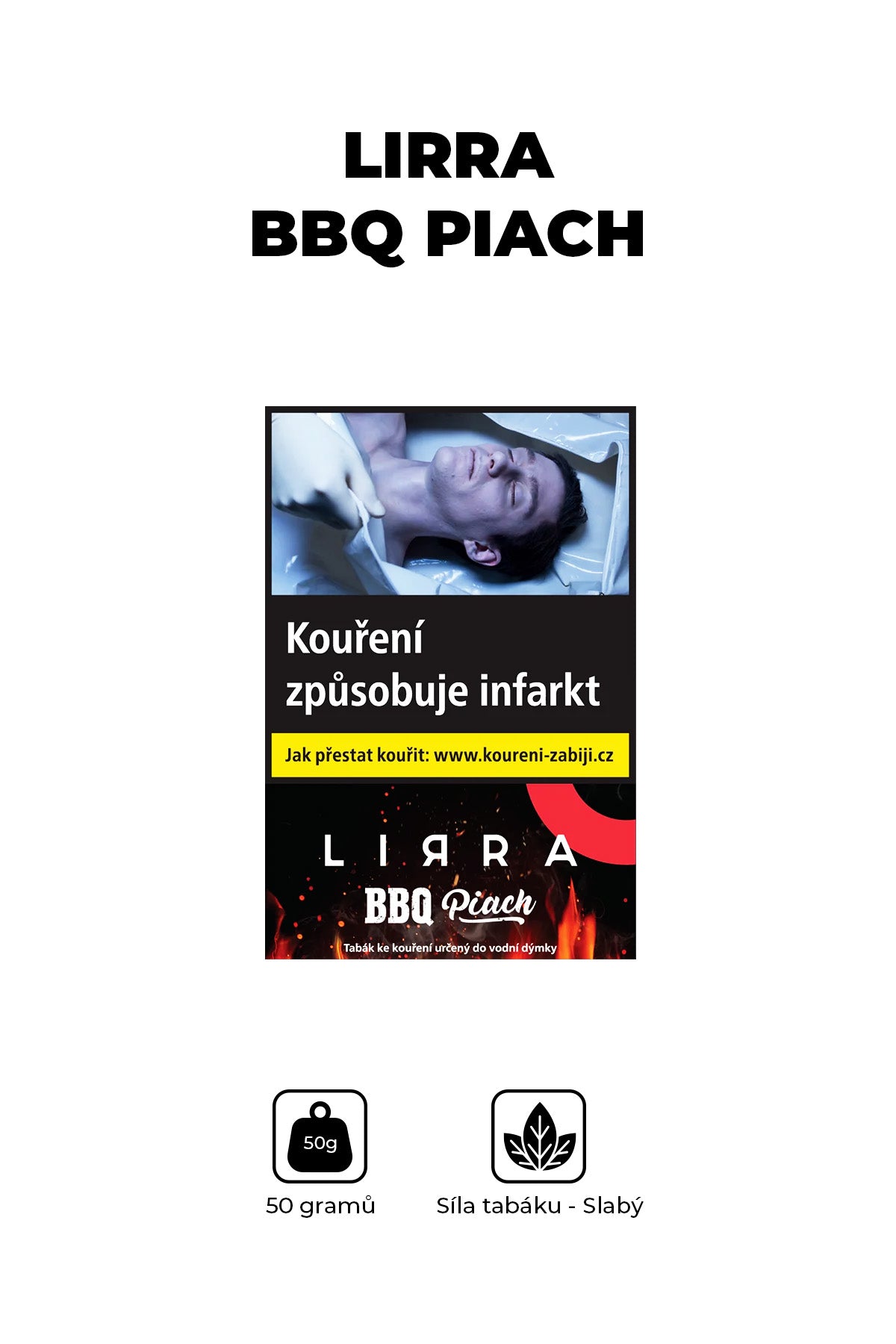 Tabák - Lirra 50g - BBQ Piach