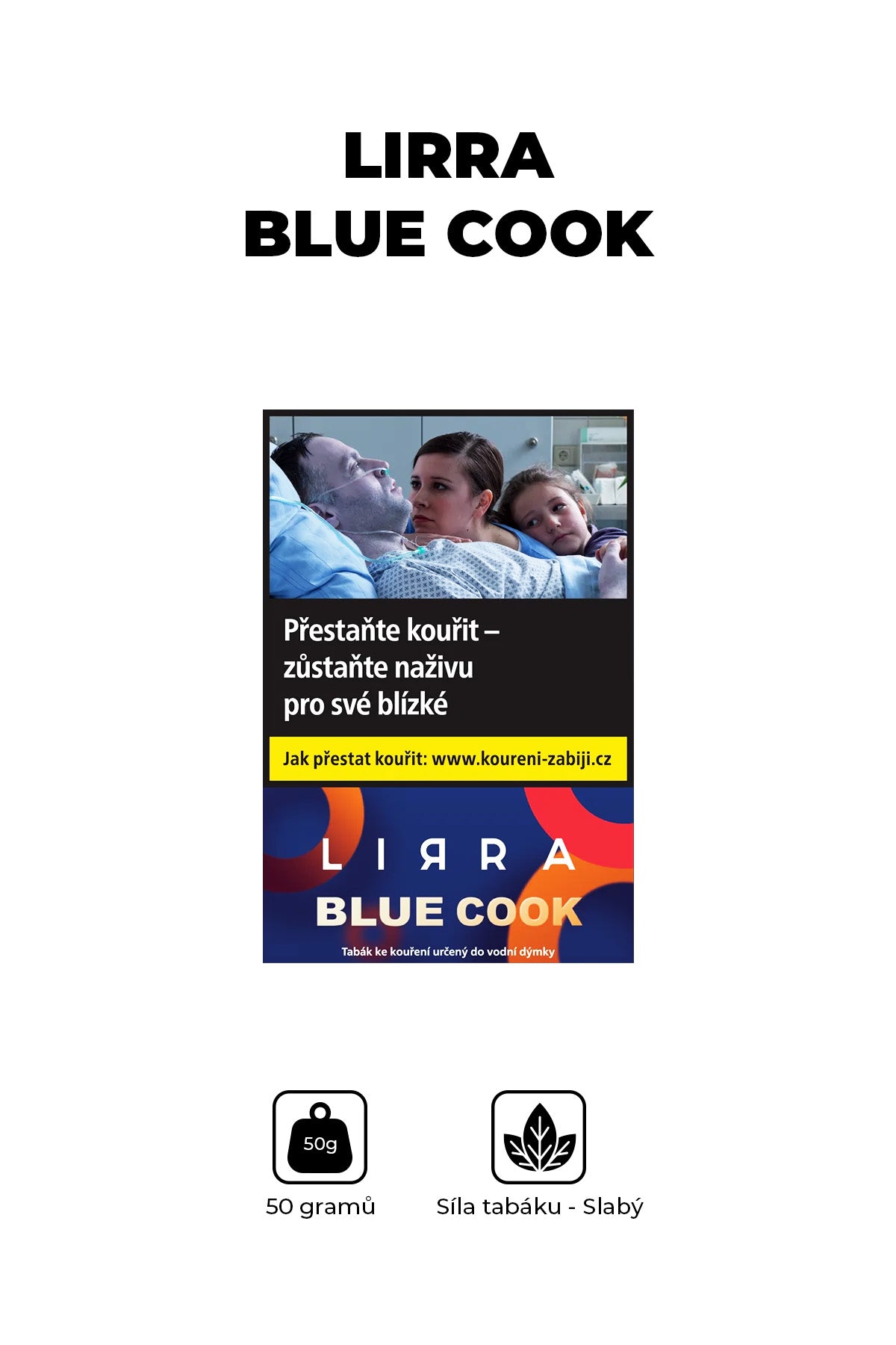 Tabák - Lirra 50g - Blue Cook