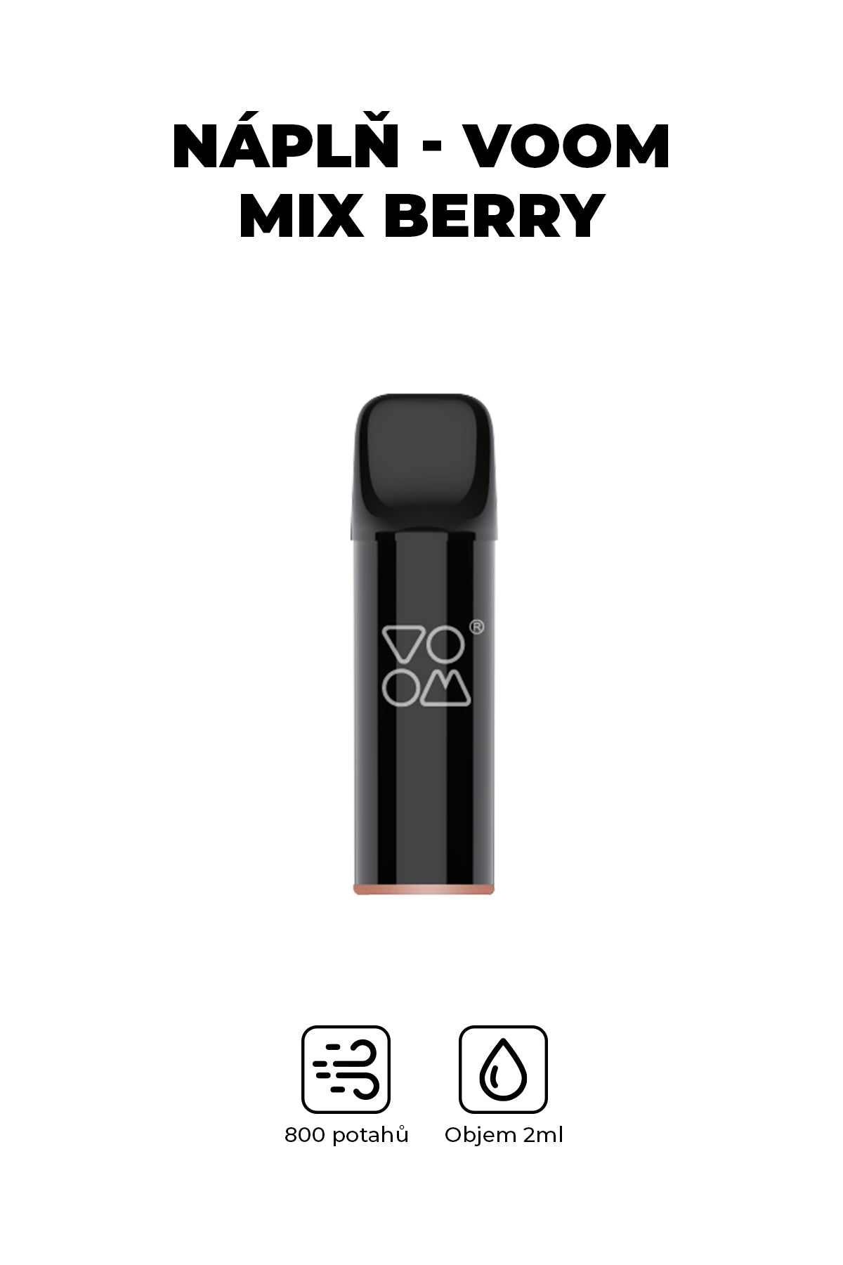 Náplň - Voom Pod Mod - Mix Berry 20mg (1ks)