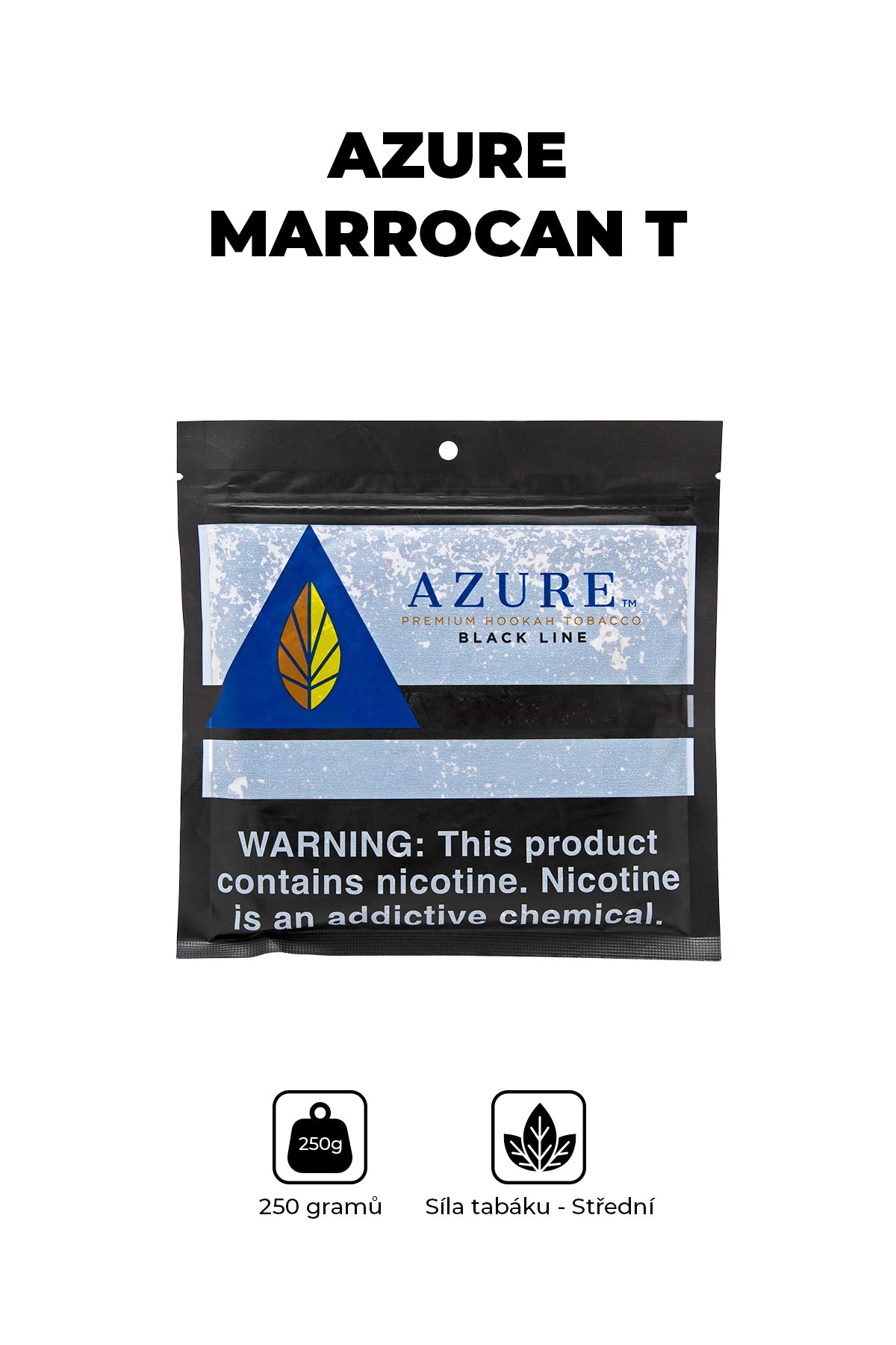 Tabák - Azure Black 250g - Marrocan t