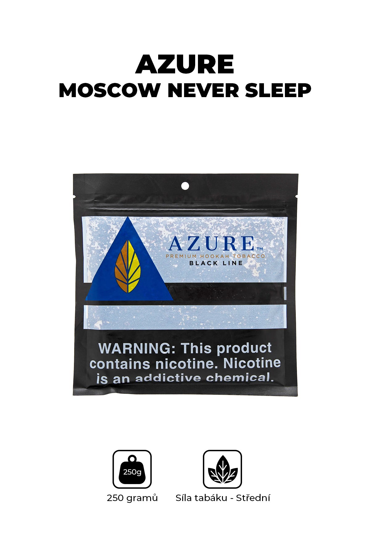 Tabák - Azure Black 250g - Moscow Never Sleep