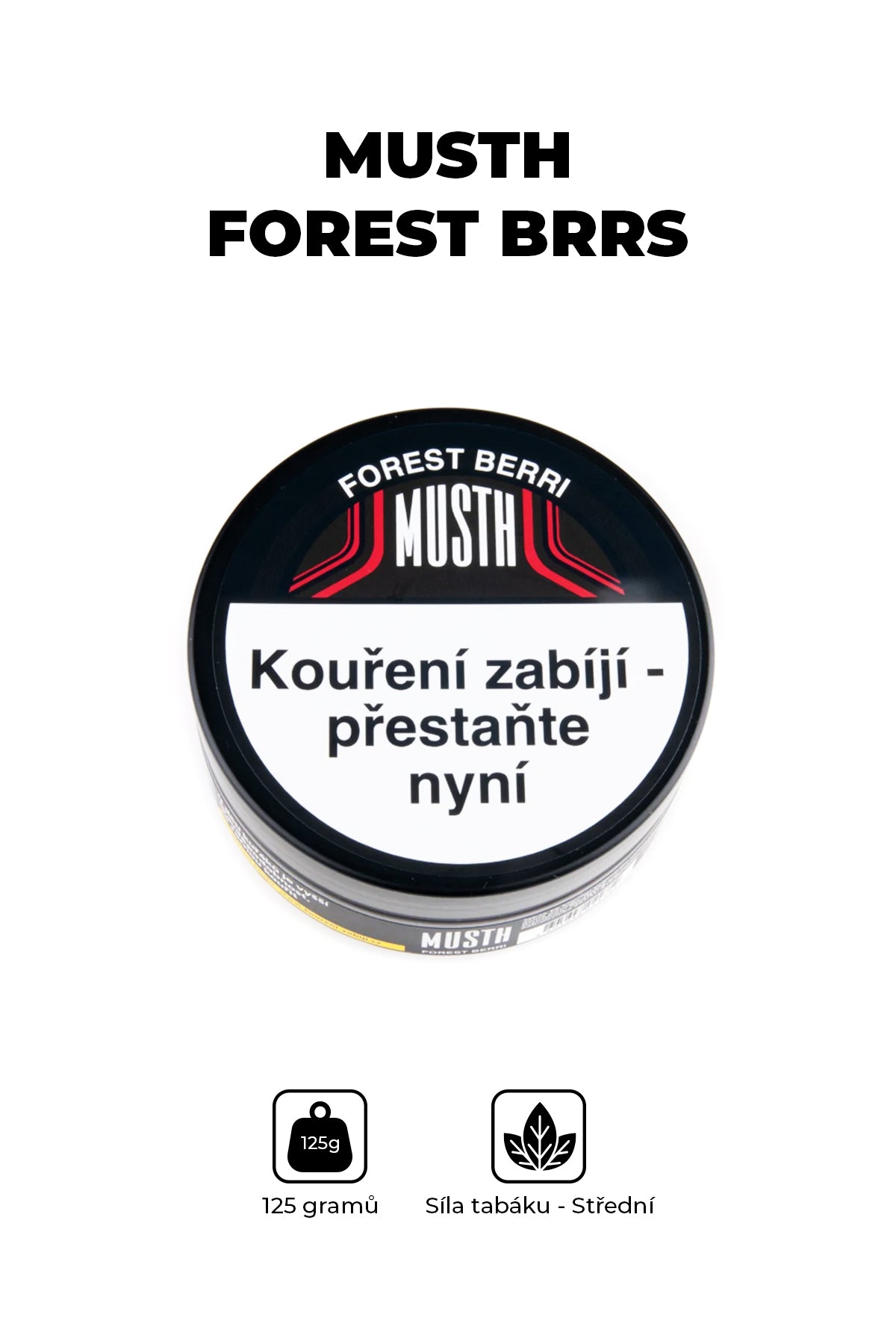 Tabák - MustH 125g - Forest Brrs