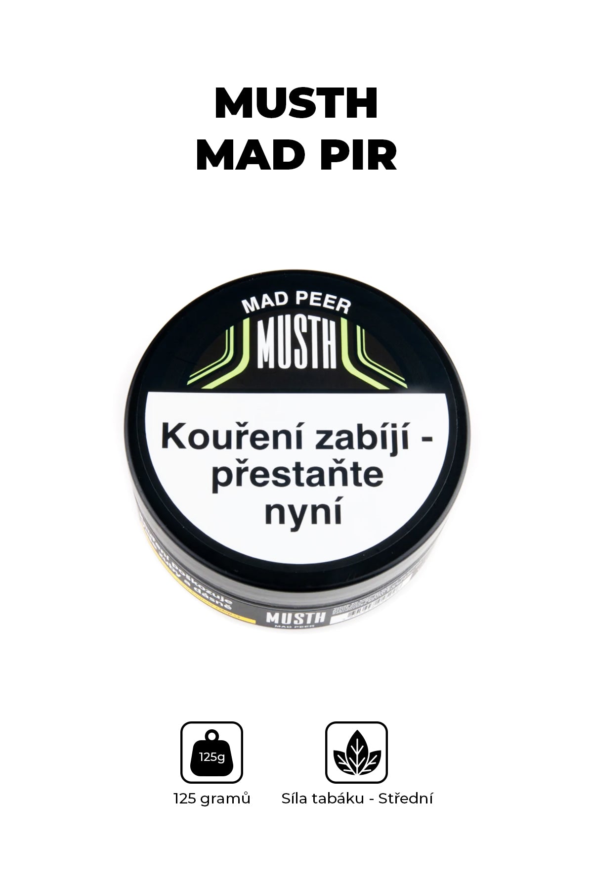 Tabák - MustH 125g - Mad Pir