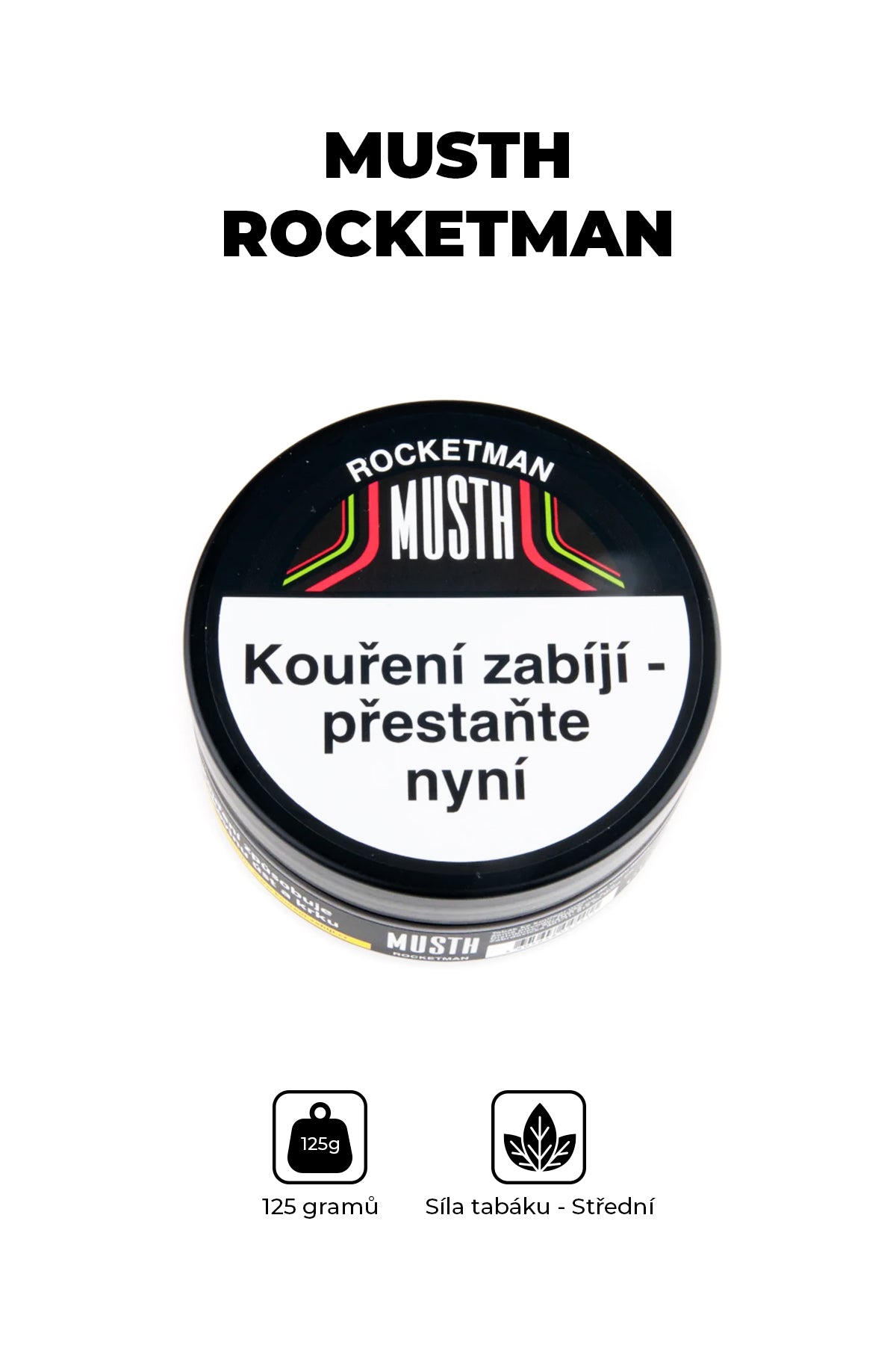 Tabák - MustH 125g - Rocketman